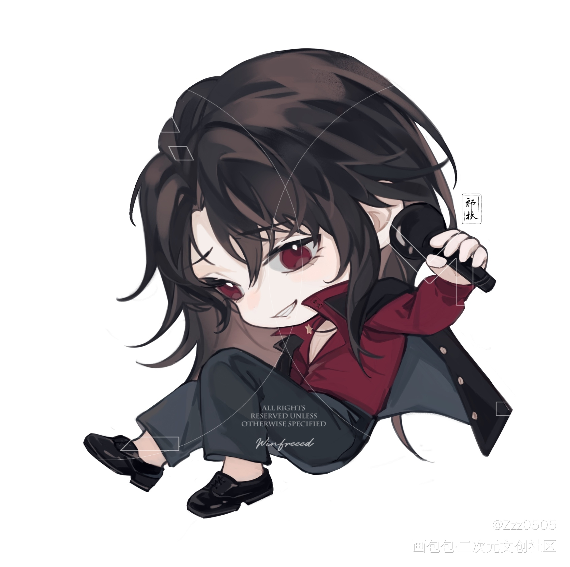 祁薄言_诟病祁薄言池总渣绘画作品
