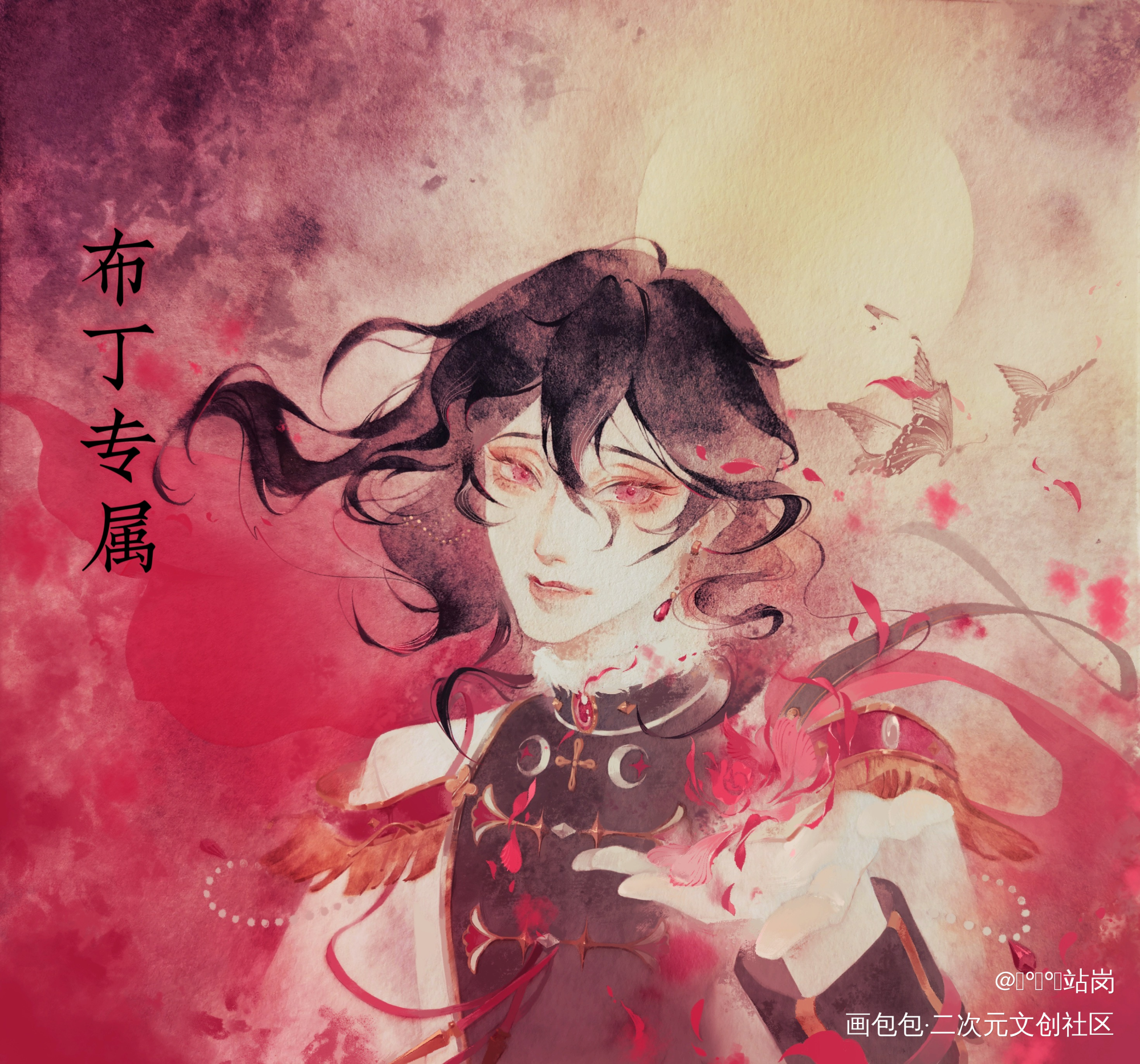 朔间零_偶像梦幻祭朔间零板绘涂约稿绘画作品