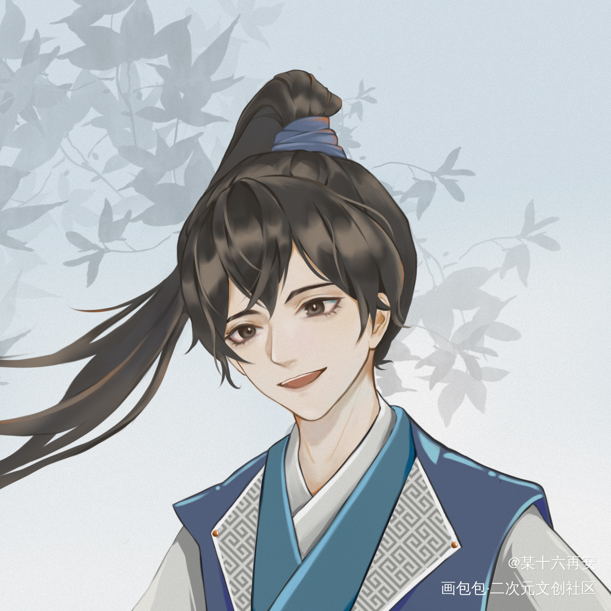 少年归远_当年万里觅封侯钟宛板绘涂头像插画漫漫何其多约稿绘画作品