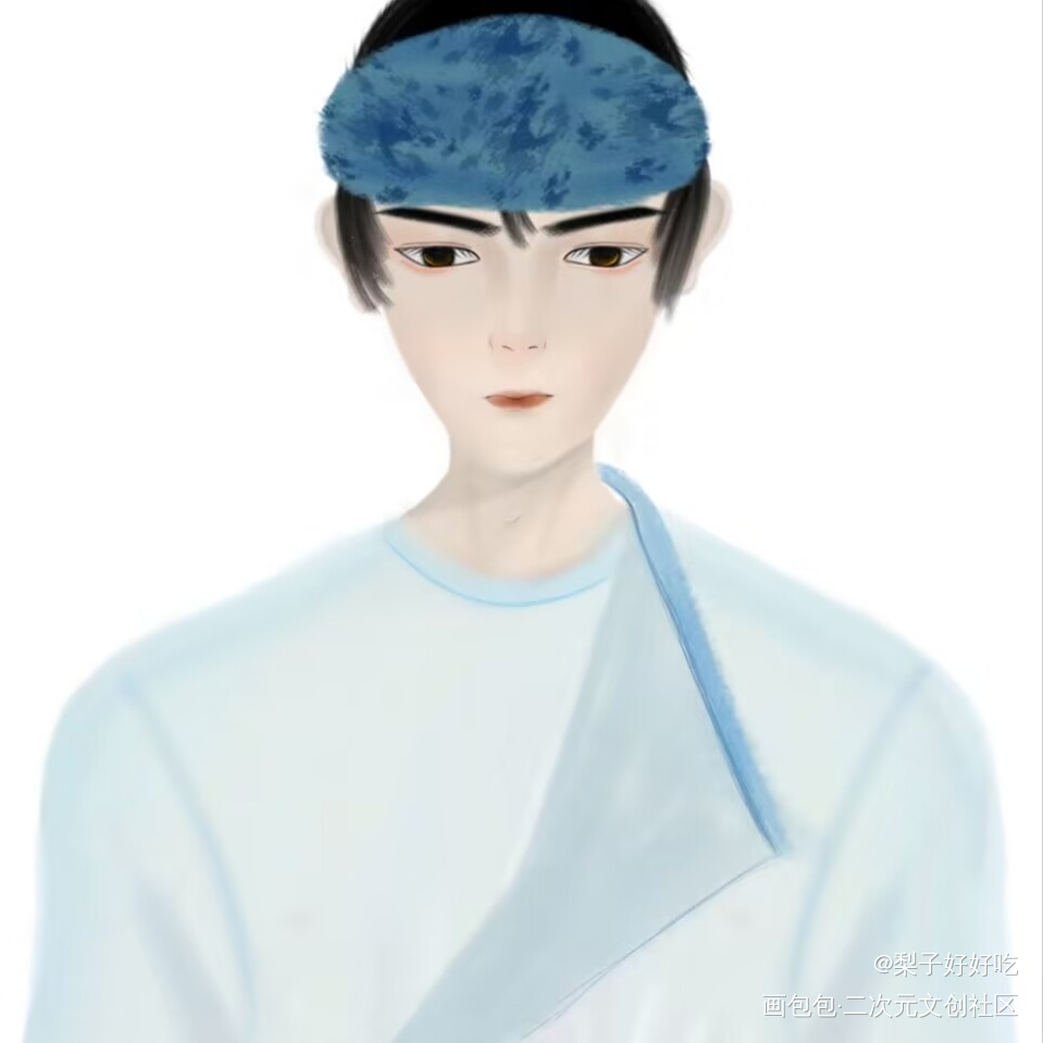 摸摸二郎_新神榜杨戬杨戬绘画作品