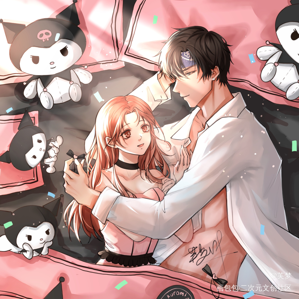 萧逸的老婆们还喜欢吗？_光与夜之恋萧逸绘画作品