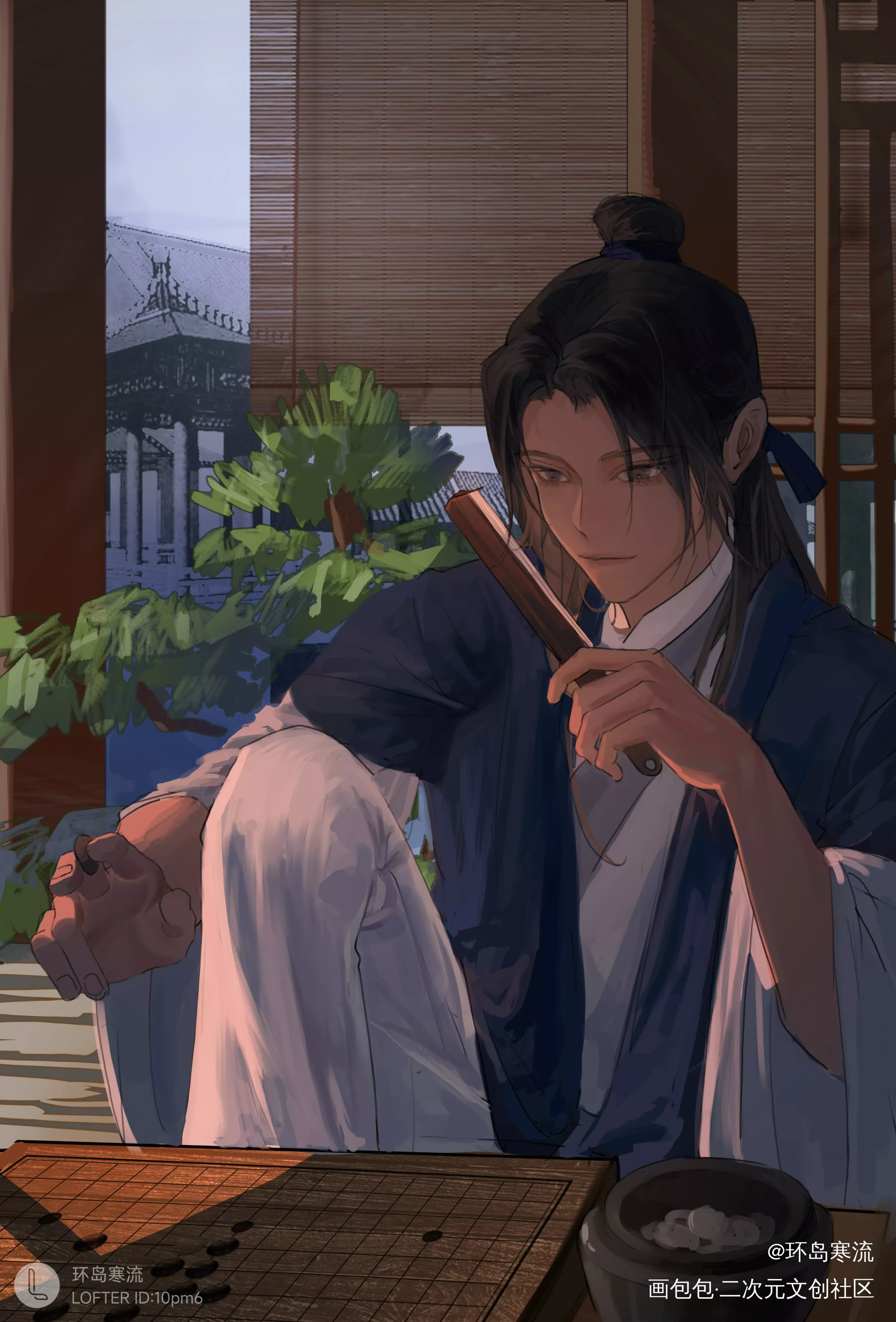 杏岛说书人_道诡异仙诸葛渊绘画作品