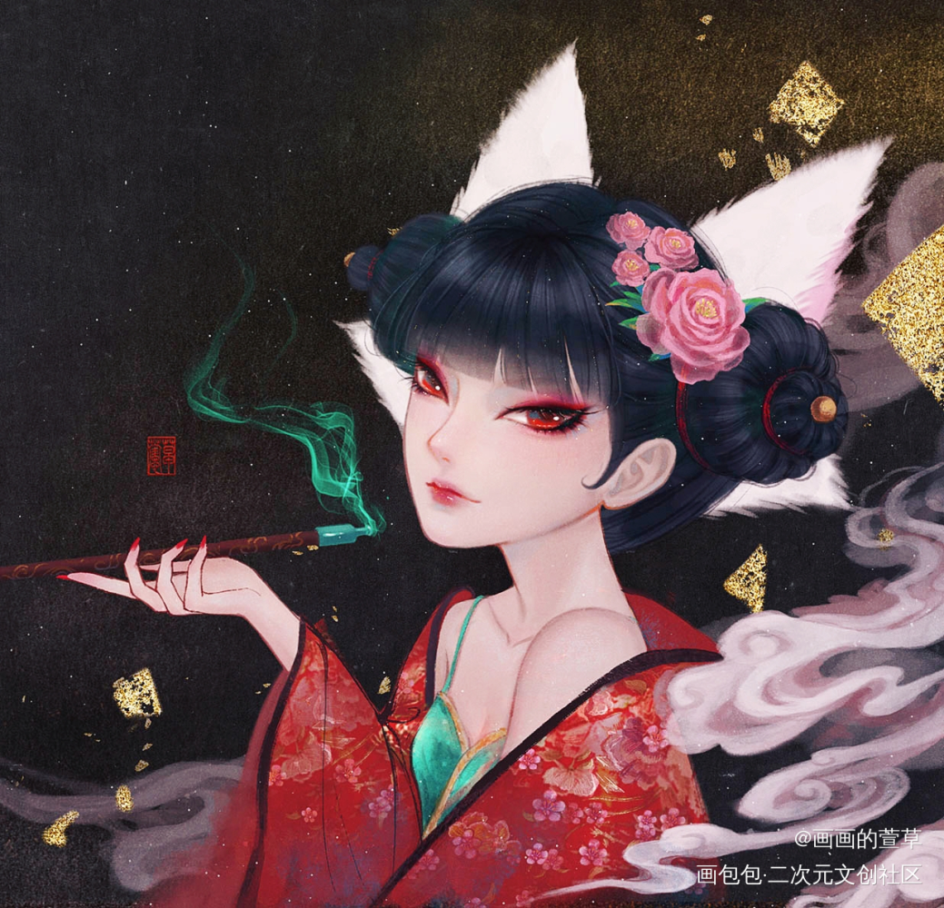 摸鱼 炒个冷饭_摸鱼页古风我要上首推绘画绘画作品