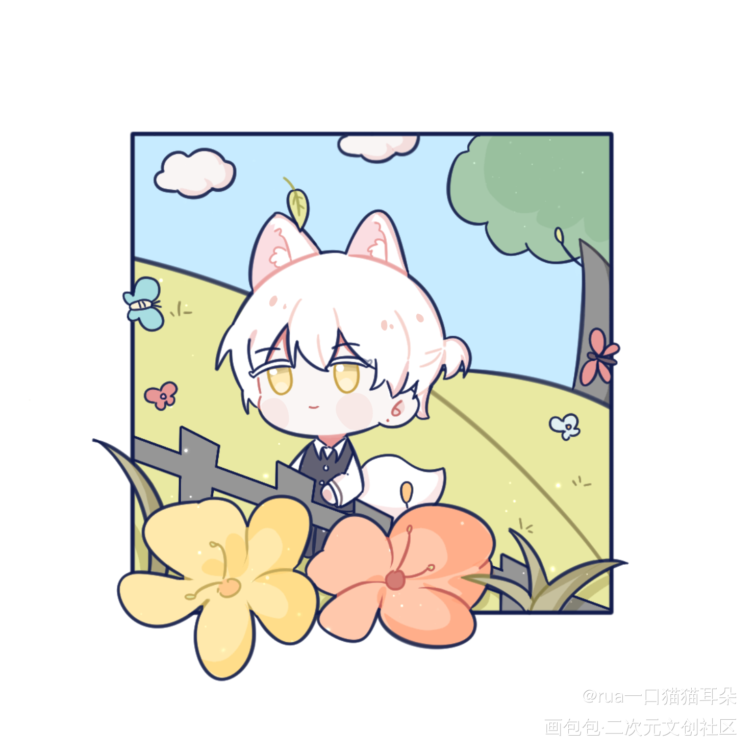 _光与夜之恋齐司礼绘画作品