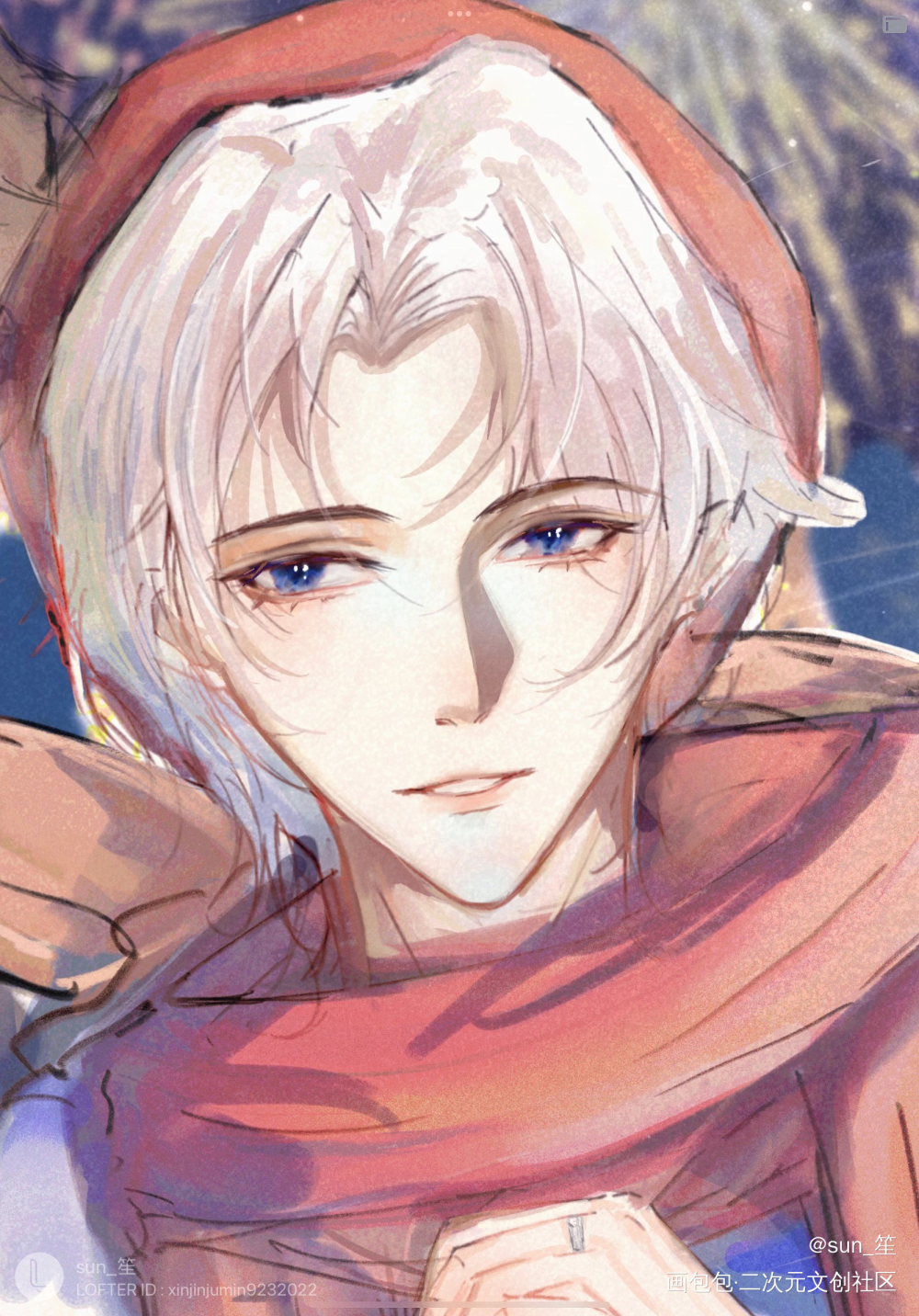 新年贺图_悬日同人绘画作品