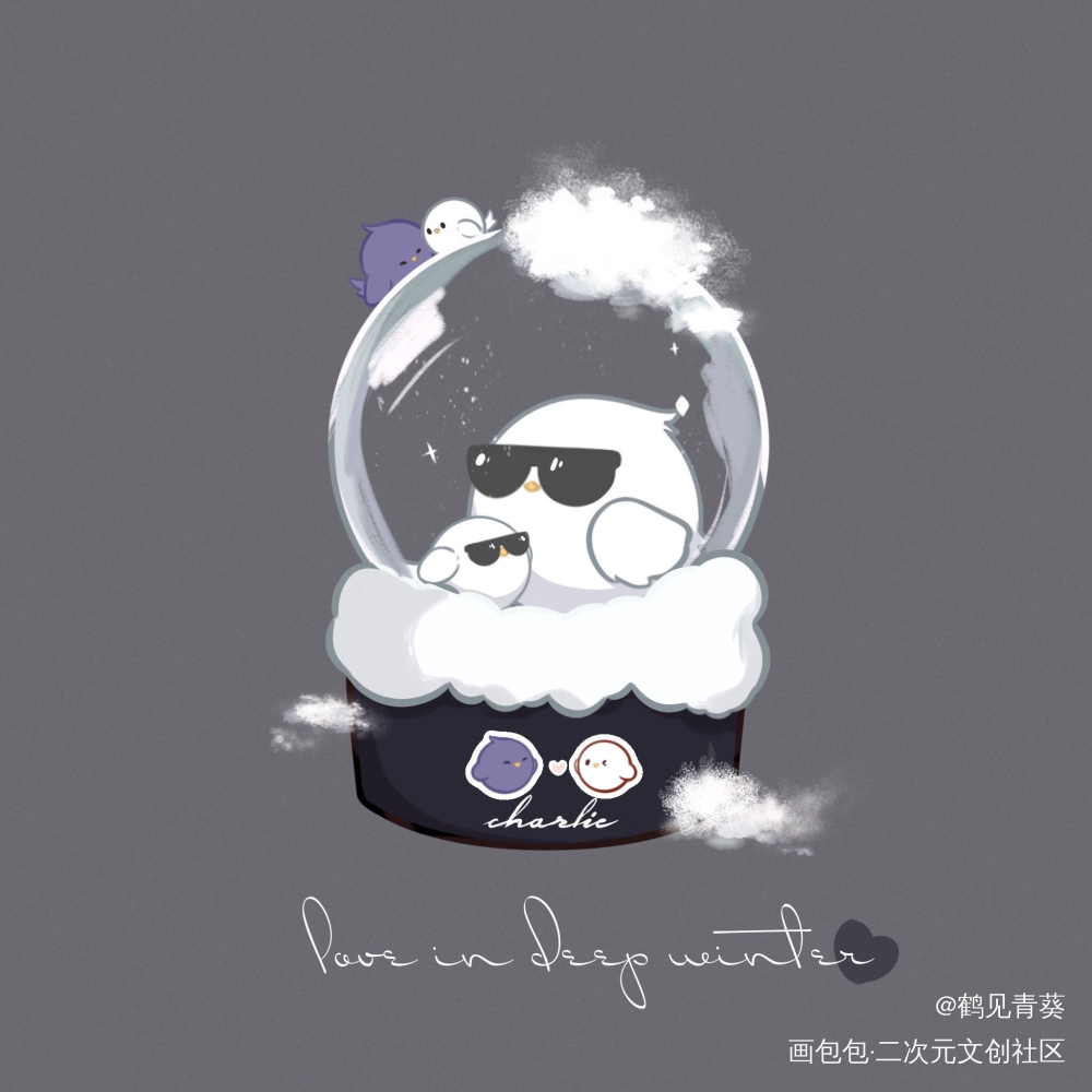 _光与夜之恋查理苏Q版绘画作品
