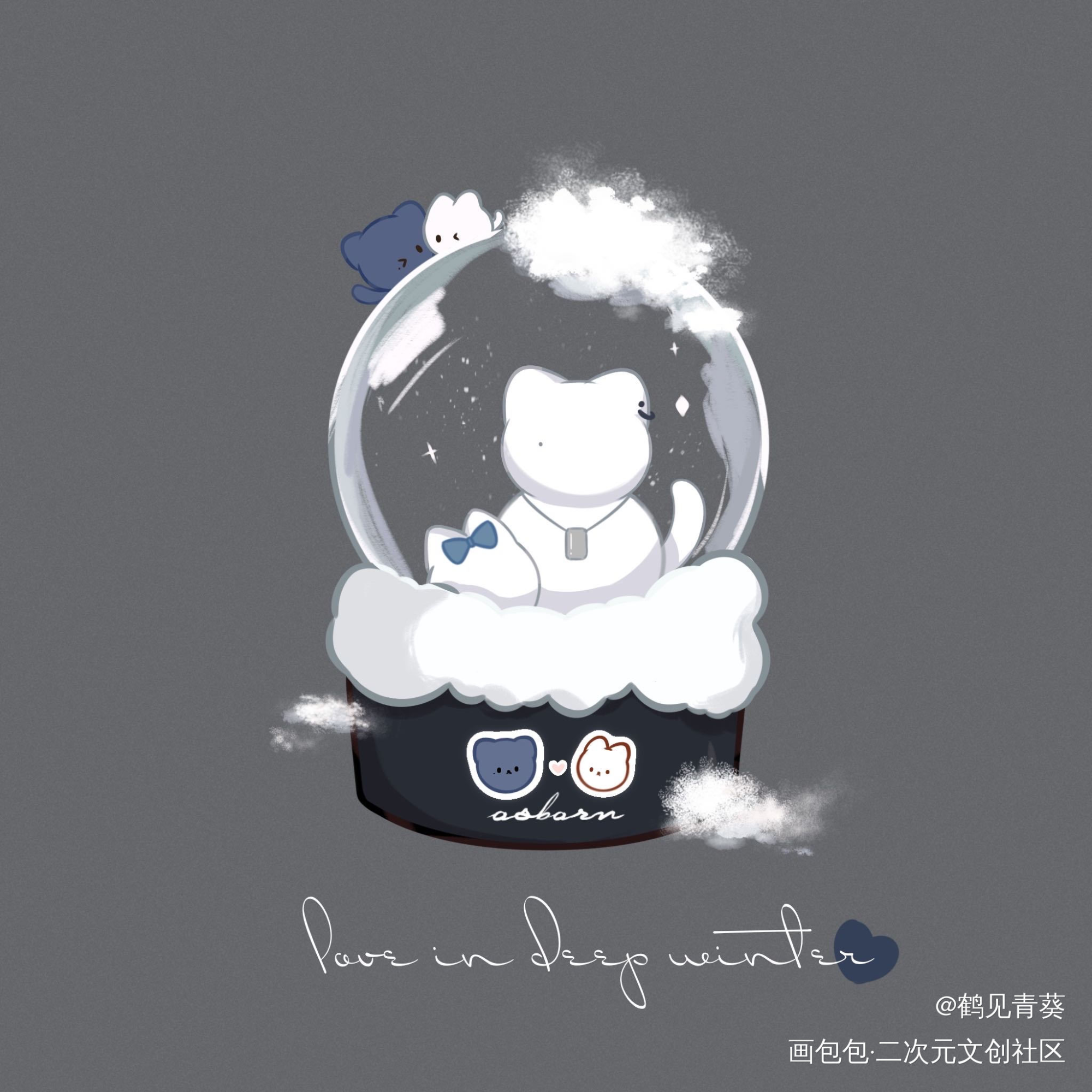 _光与夜之恋萧逸Q版绘画作品