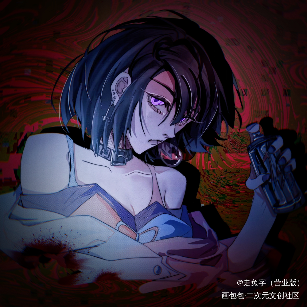 “阳光”专业团队_我在惊悚游戏里封神牧四诚丹尼尔板绘涂木柯白六刘佳仪绘画作品
