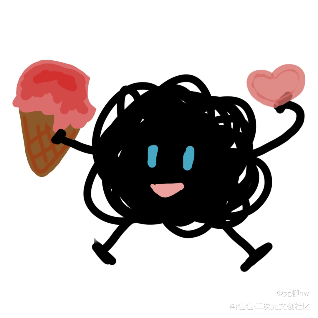 超可爱的小狗线团_我在惊悚游戏里封神白柳小狗线团绘画作品