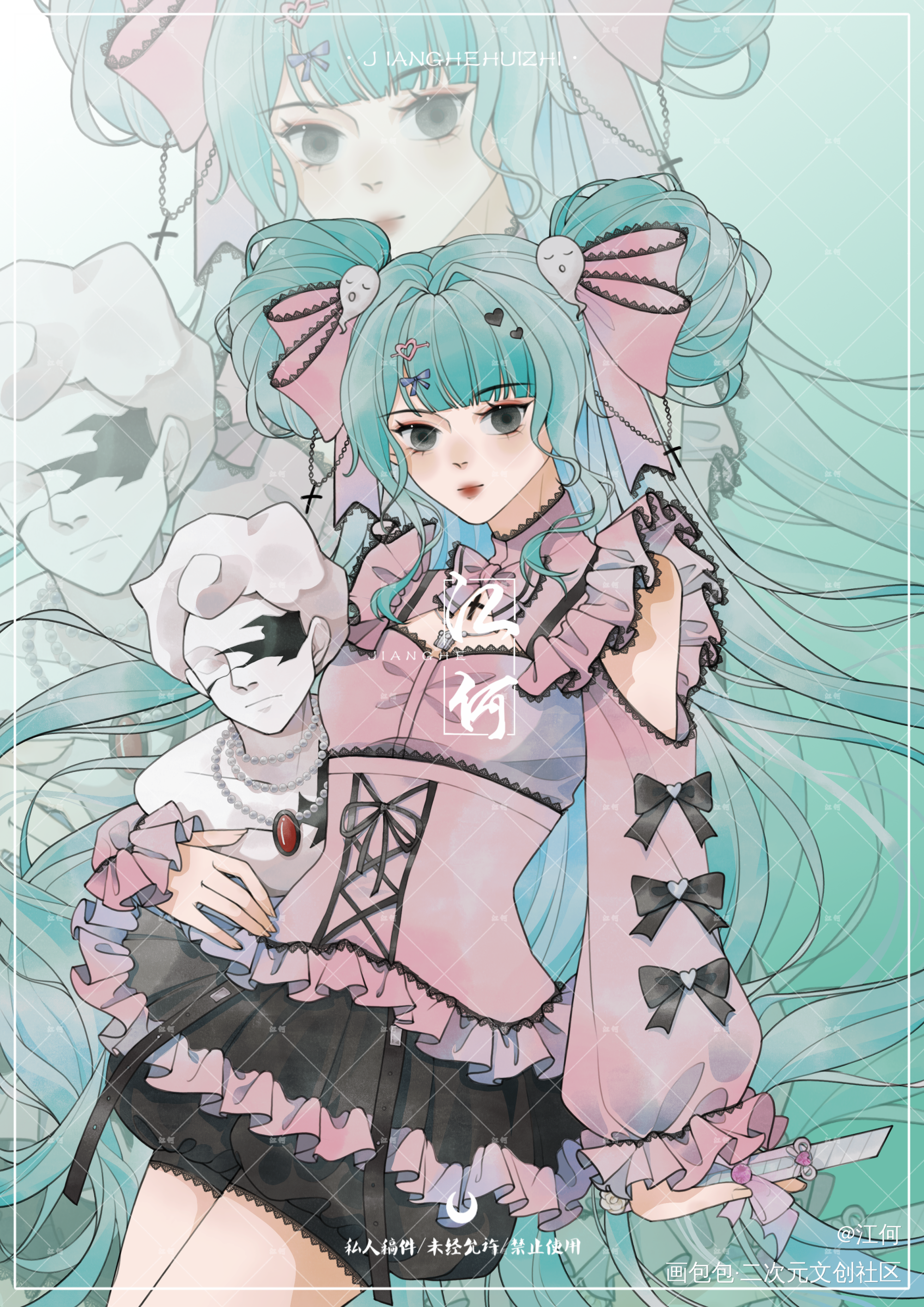 半身稿发发_半身稿约稿绘画绘画作品