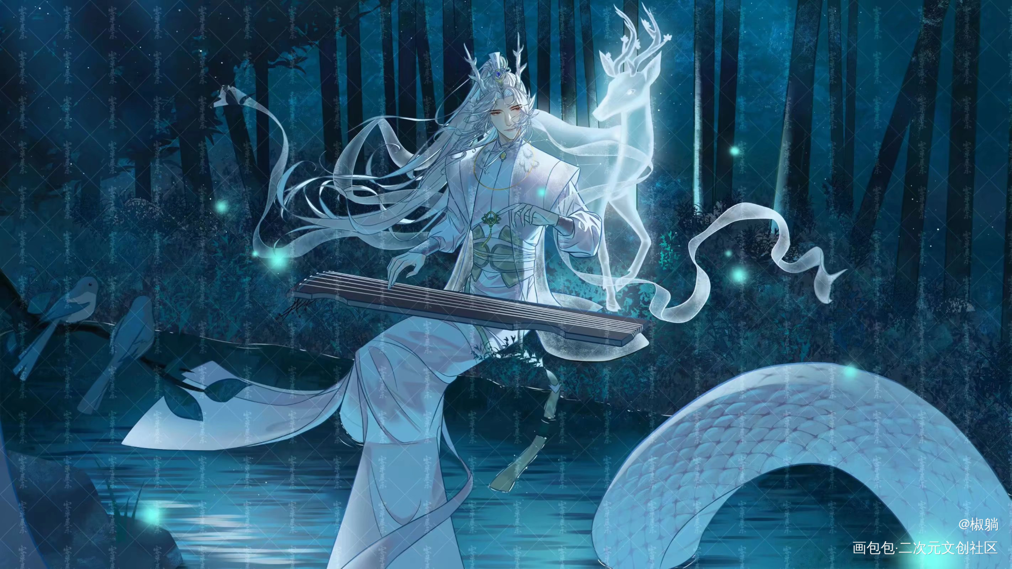 稿_古风约稿绘画作品
