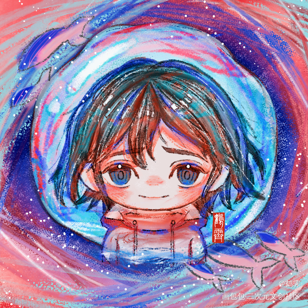 《深海》_Q版深海指绘二次元绘画作品