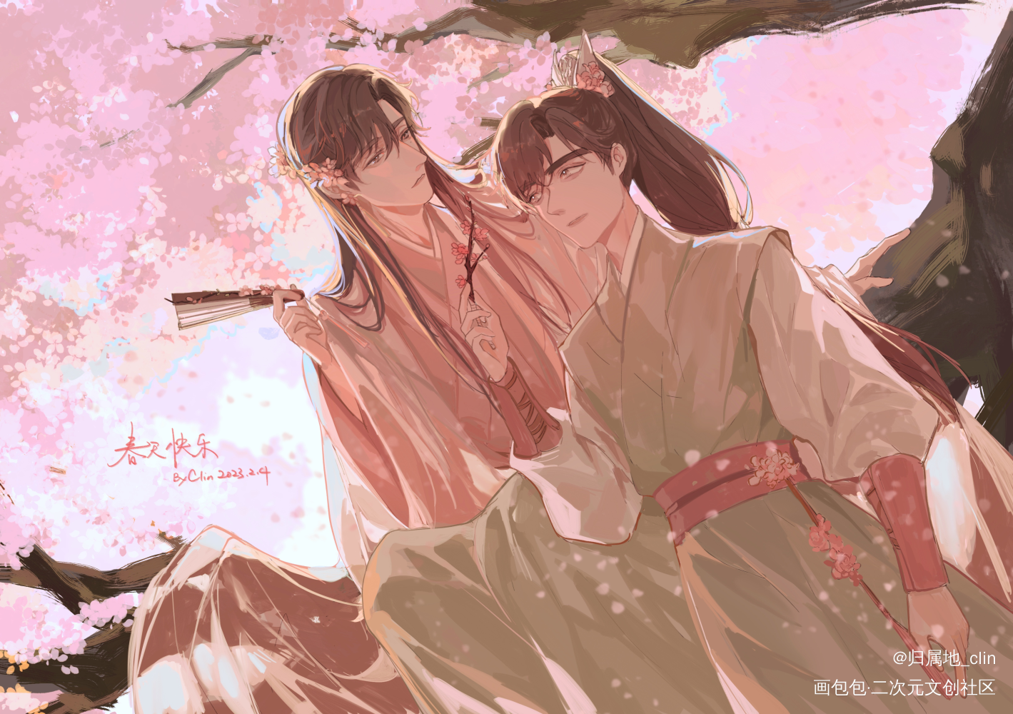 元与均棋/春神_元与均棋绘画作品