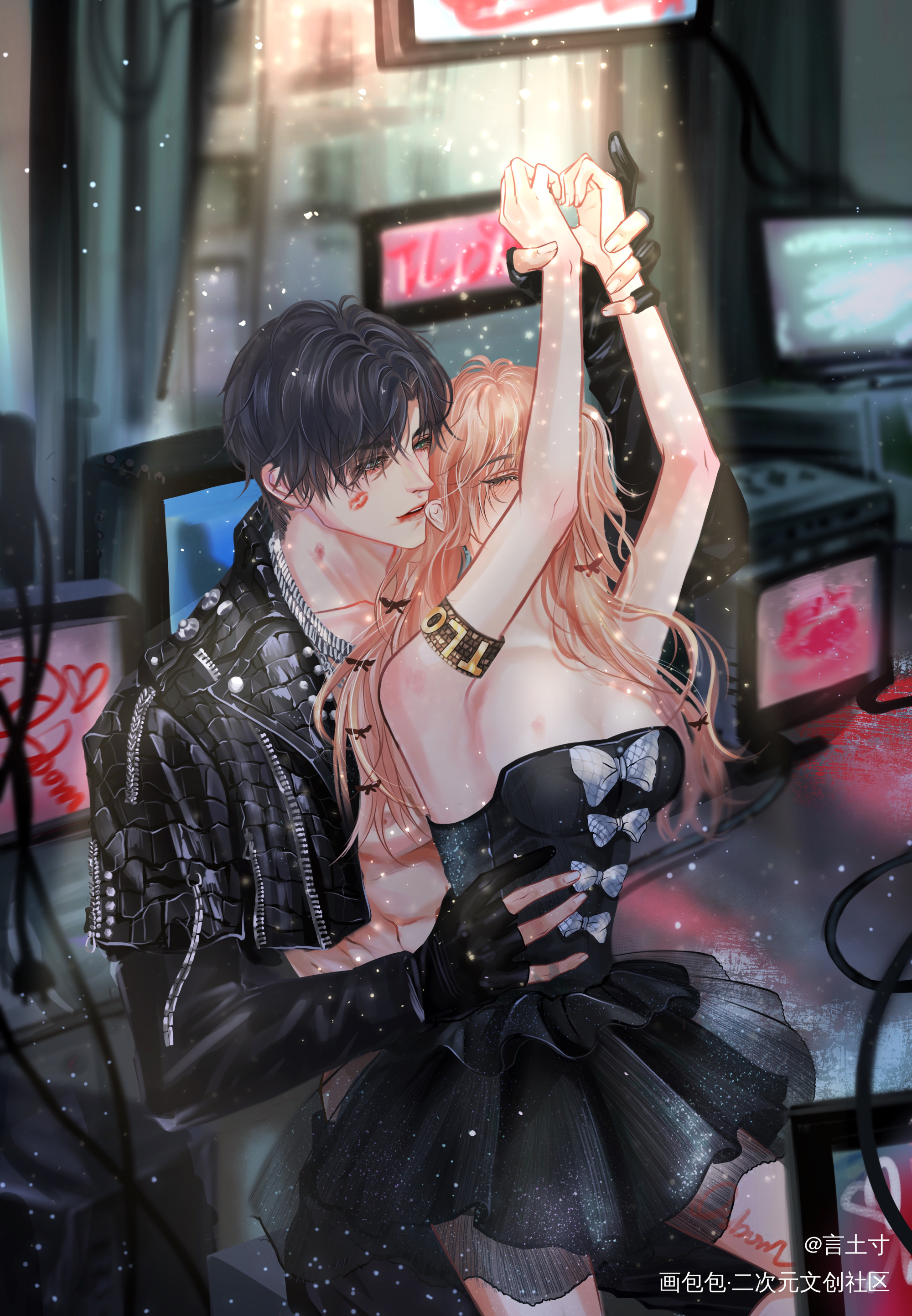 萧哥_光与夜之恋萧逸光与夜之恋萧逸绘画作品