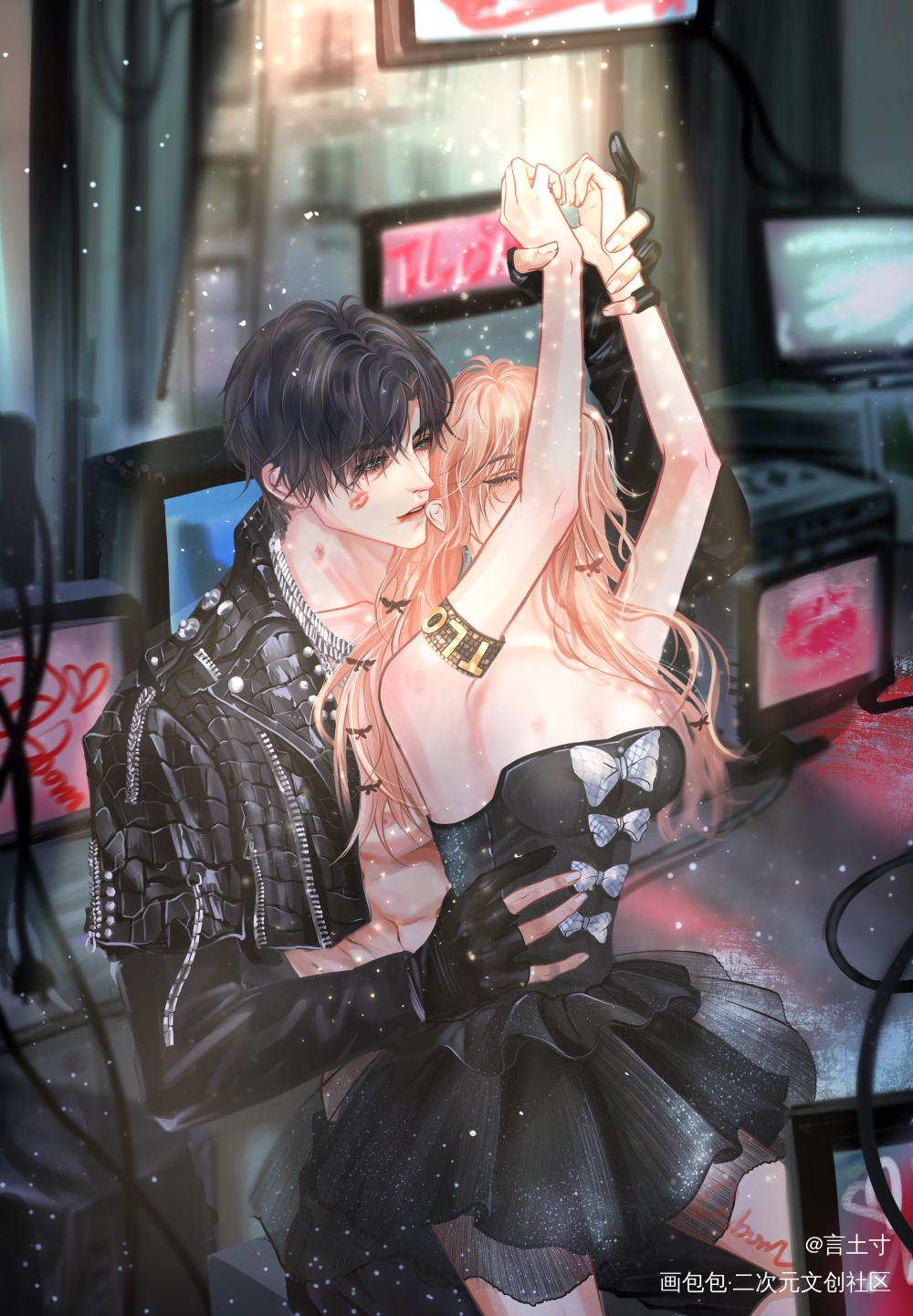 萧哥_光与夜之恋萧逸光与夜之恋萧逸绘画作品