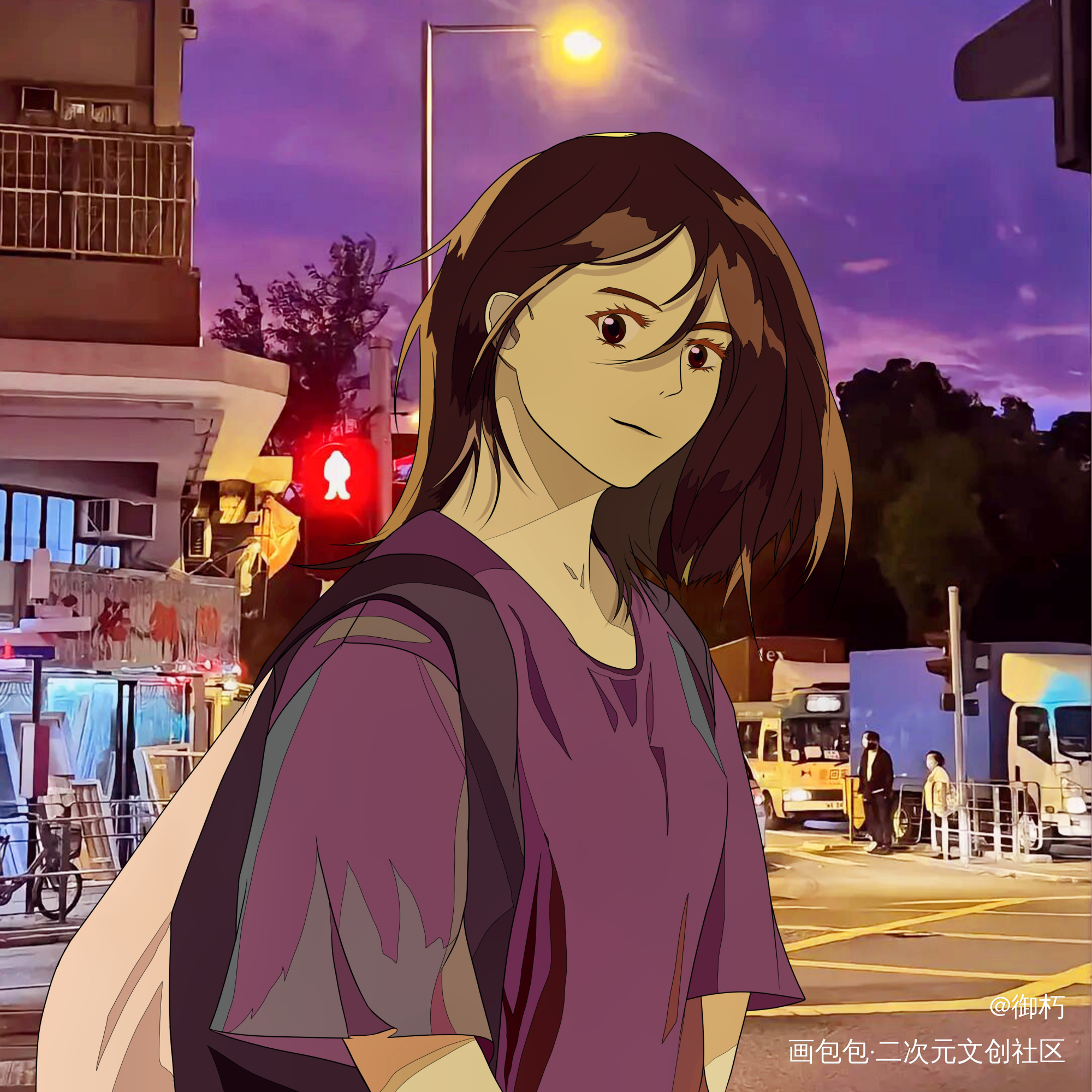 无偿稿件_平涂板绘绘画作品