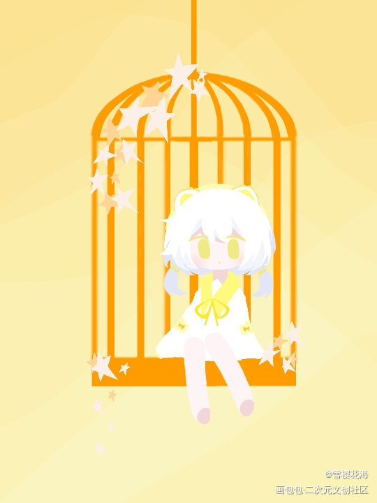 打卡_色块绘画作品