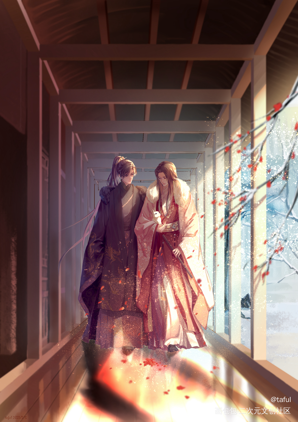 顾昀生日72小时活动图_杀破狼长庚顾昀插画同人绘画作品