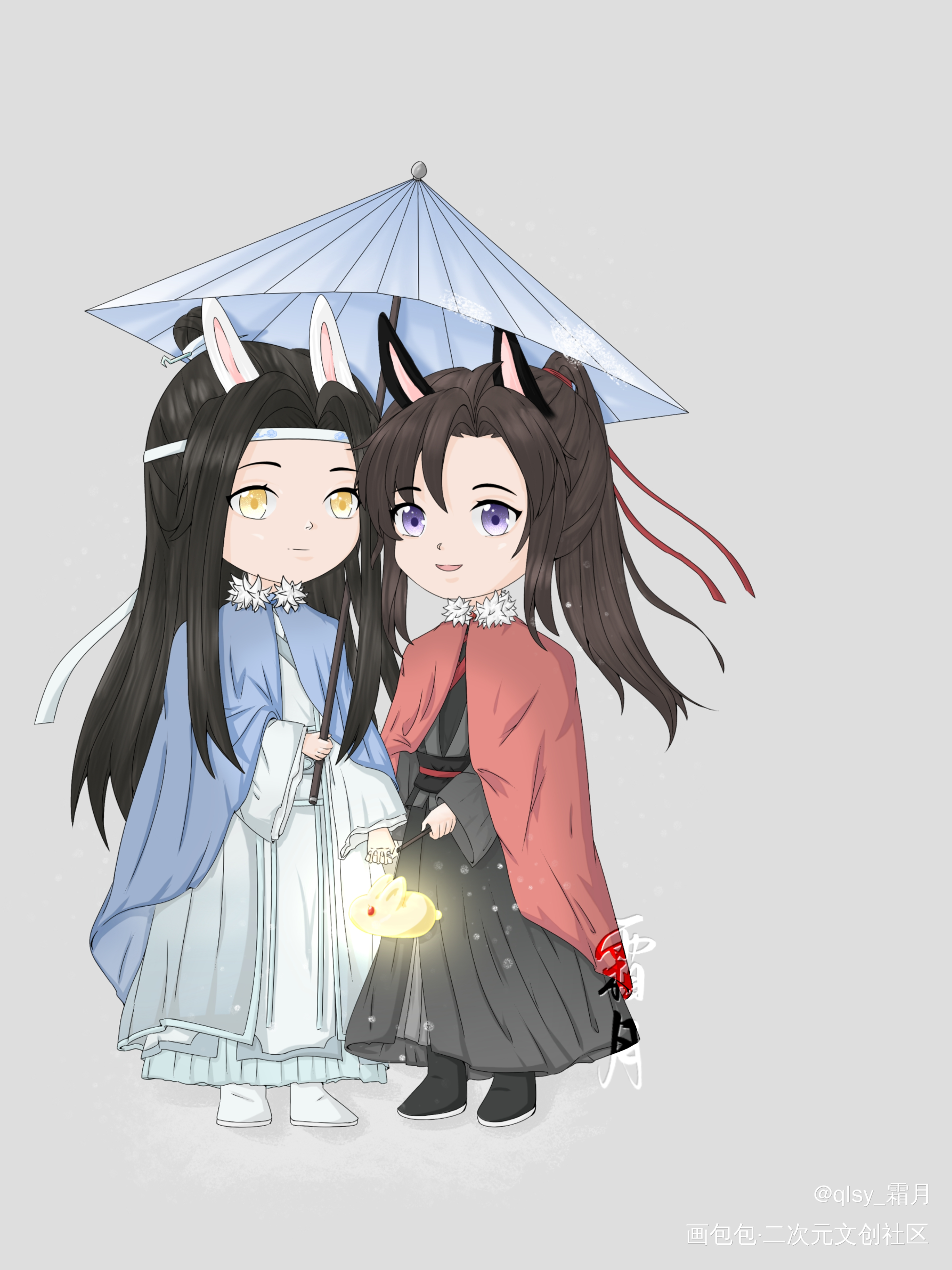 _魔道祖师忘羡绘画作品