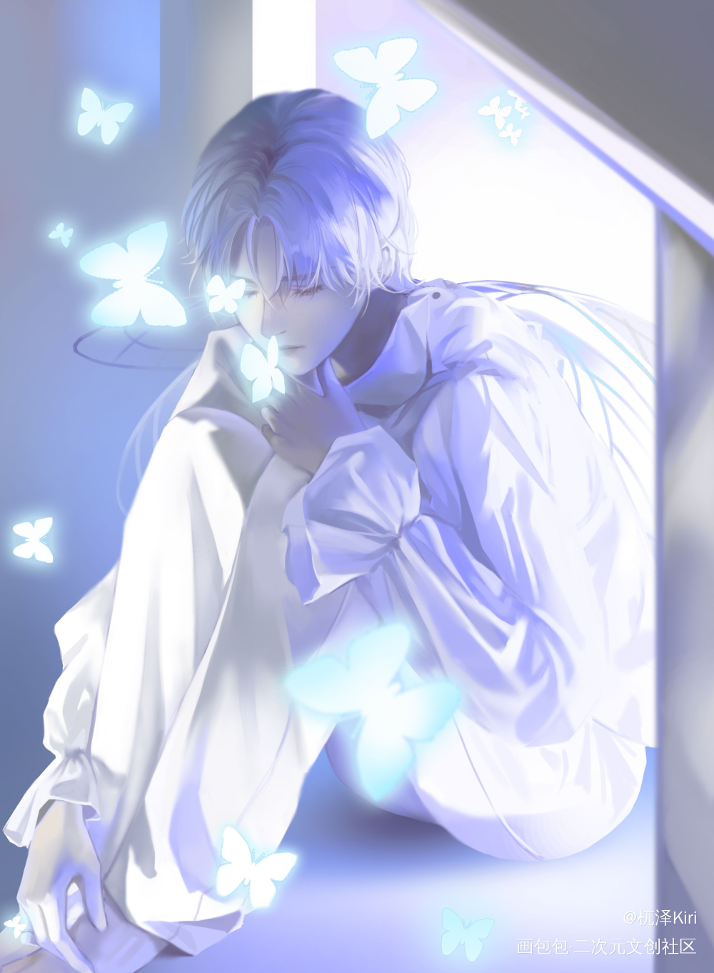 🦋_悬日苏洄绘画作品