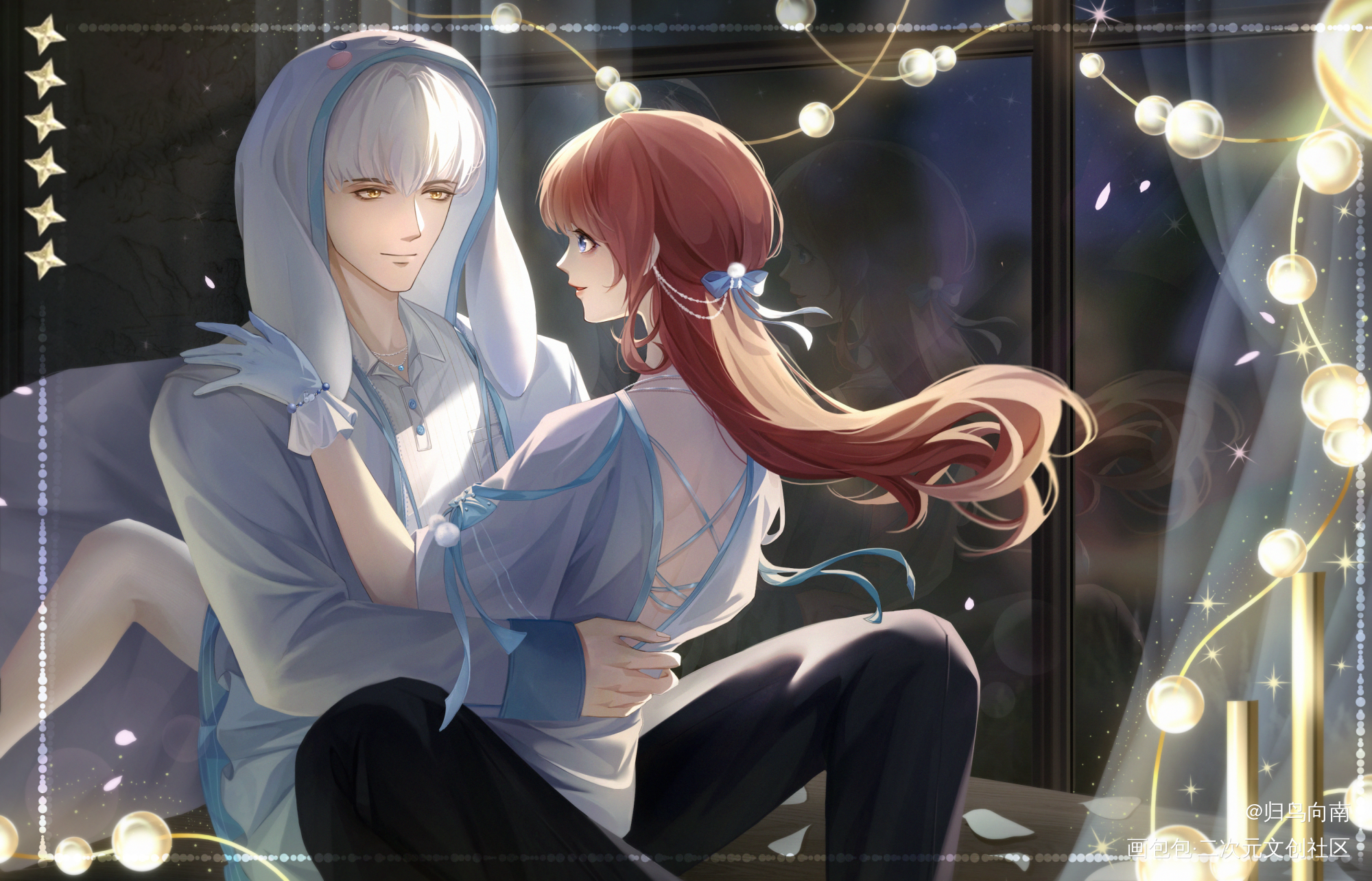 齐司礼_光与夜之恋齐司礼梦女绘画作品