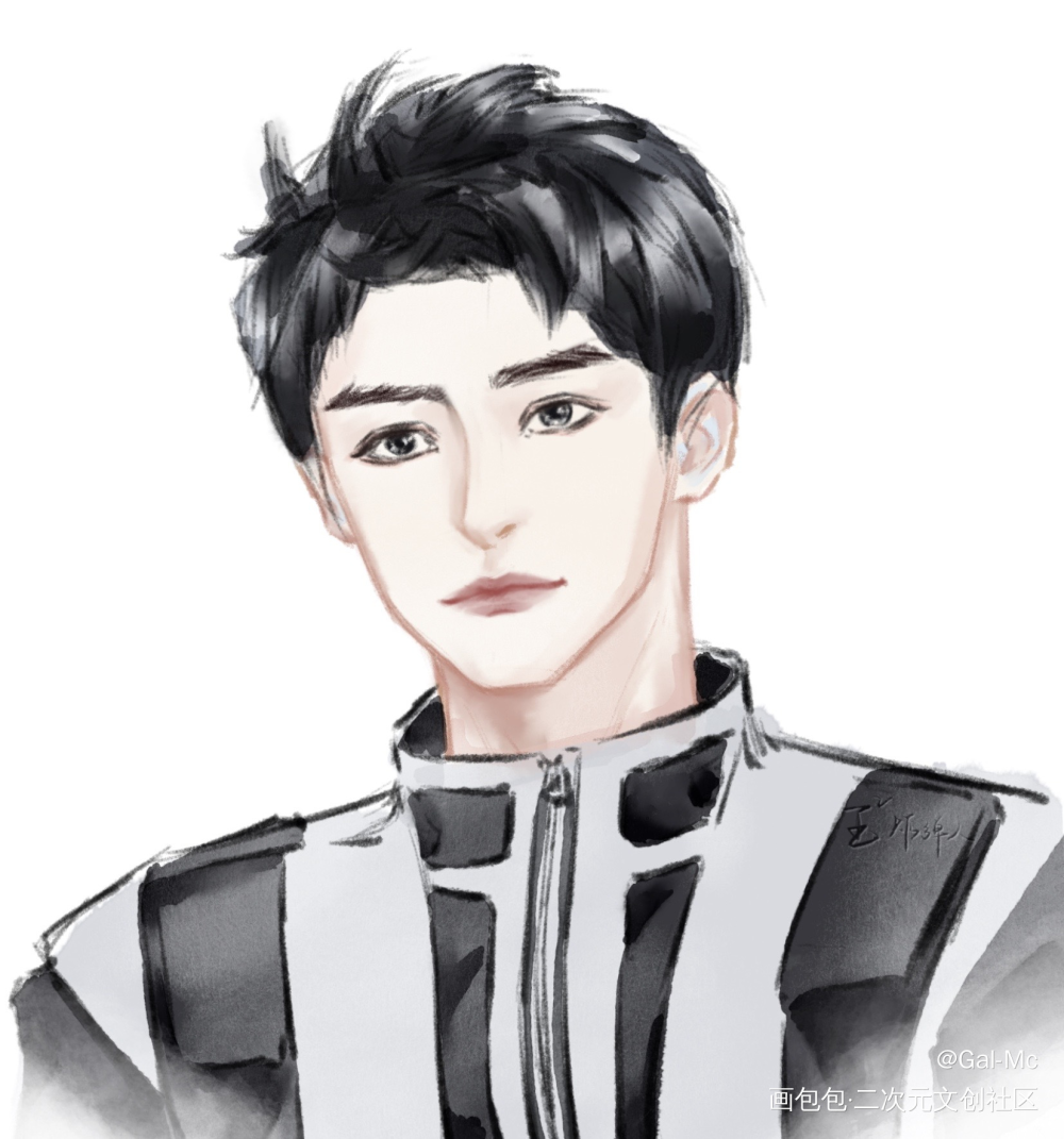 这一期的晨，摸啦_明星大侦探板绘涂摸鱼页魏晨绘画作品