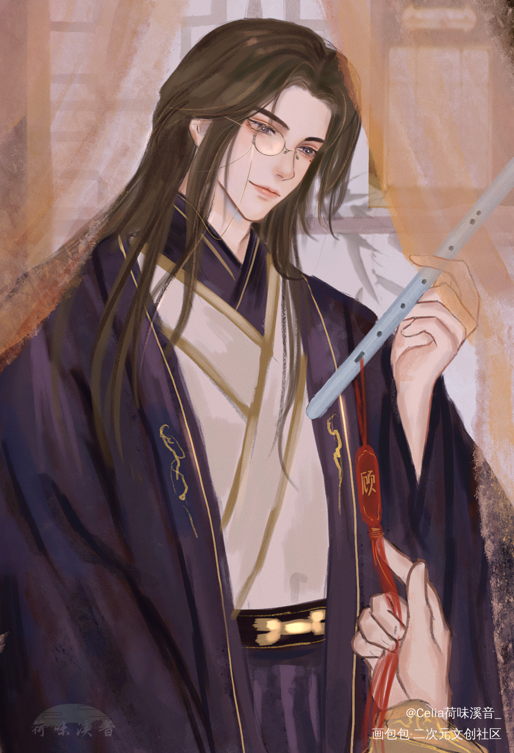 “义夫，良宵难求…”_杀破狼长庚顾昀长顾顾子熹顾昀priest绘画作品