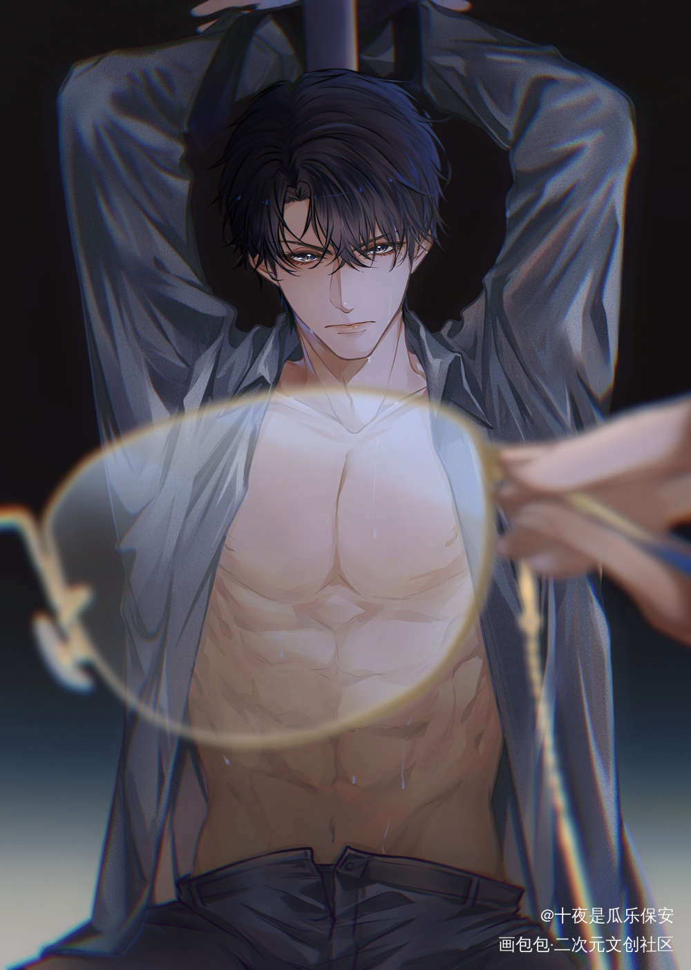 骆闻舟就是大_默读舟渡骆闻舟·默读绘画作品