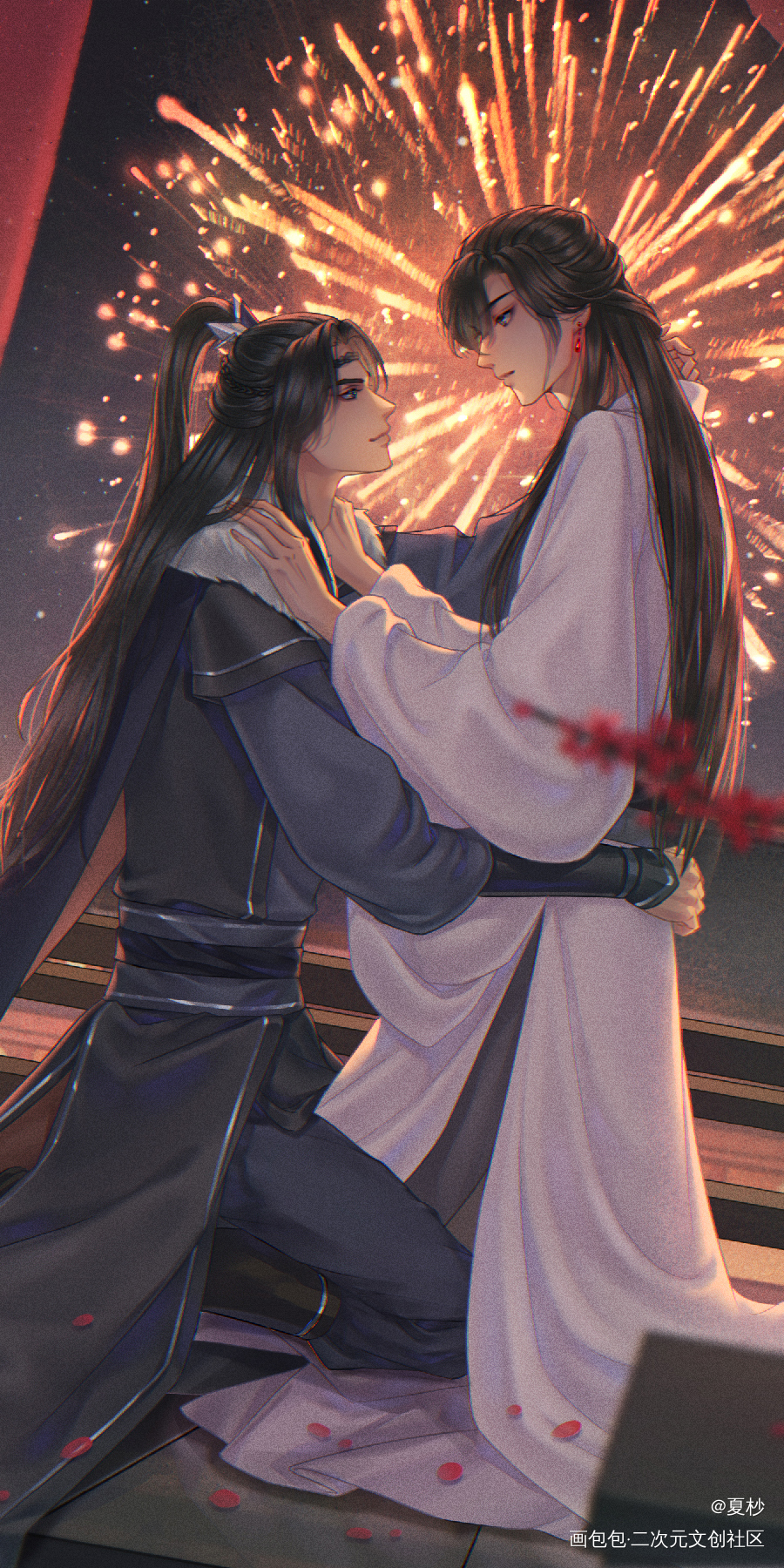 新年快乐_将进酒节日绘画作品