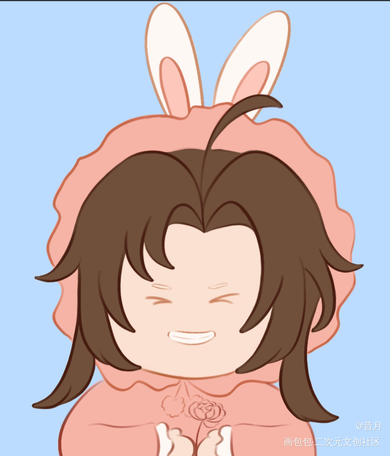 小羡突然粗现～_魔道祖师忘羡绘画作品
