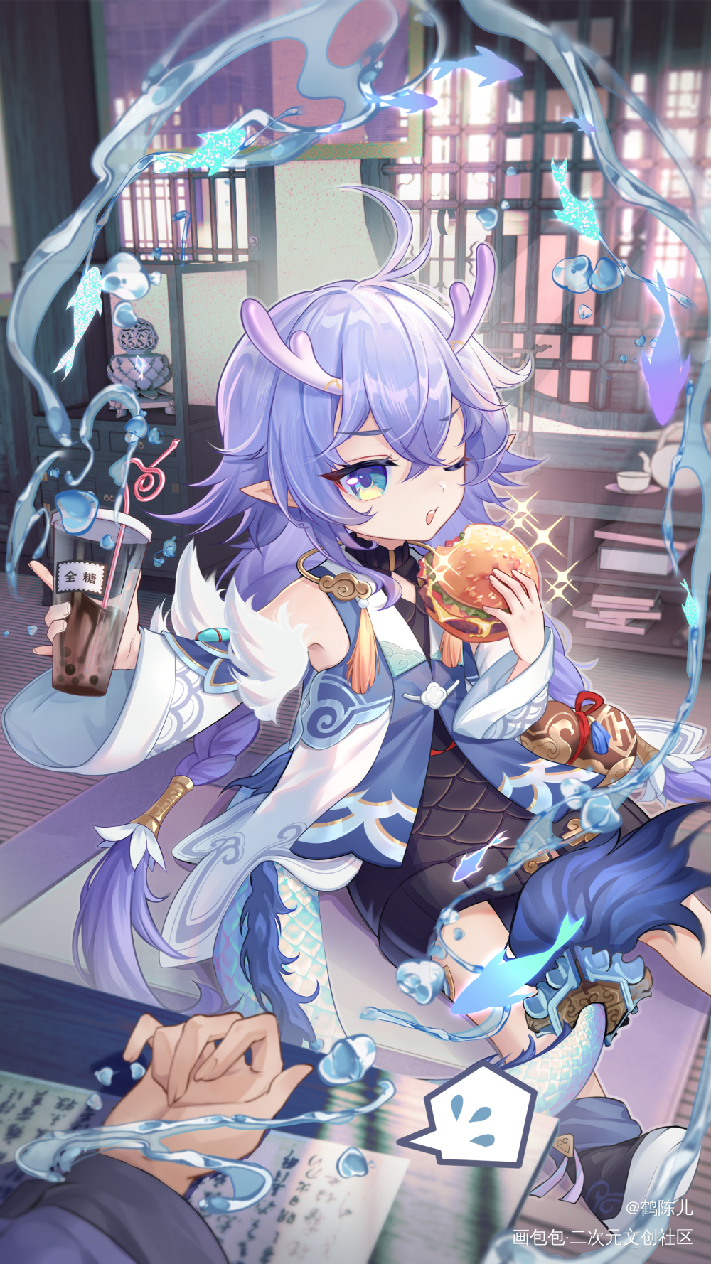 全糖奶茶养生🍬_崩坏星穹铁道绘画作品