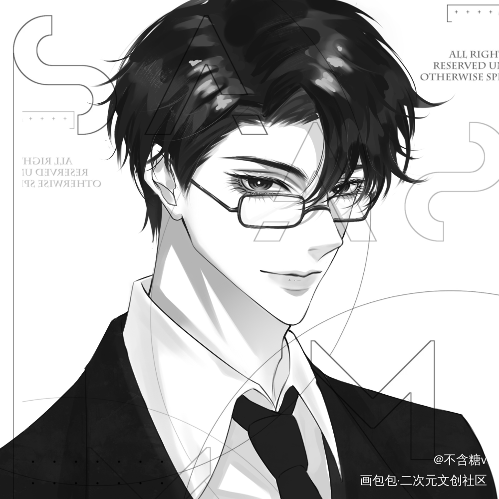 原顾_针锋对决188男团绘画作品