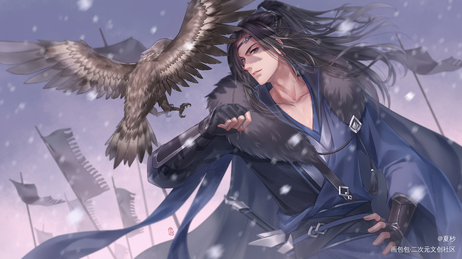 人物印象_将进酒绘画作品