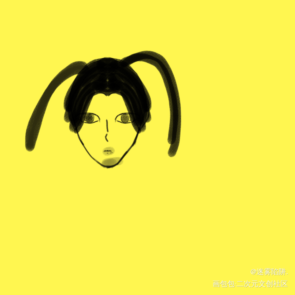 兔子少年_摸鱼页绘画作品