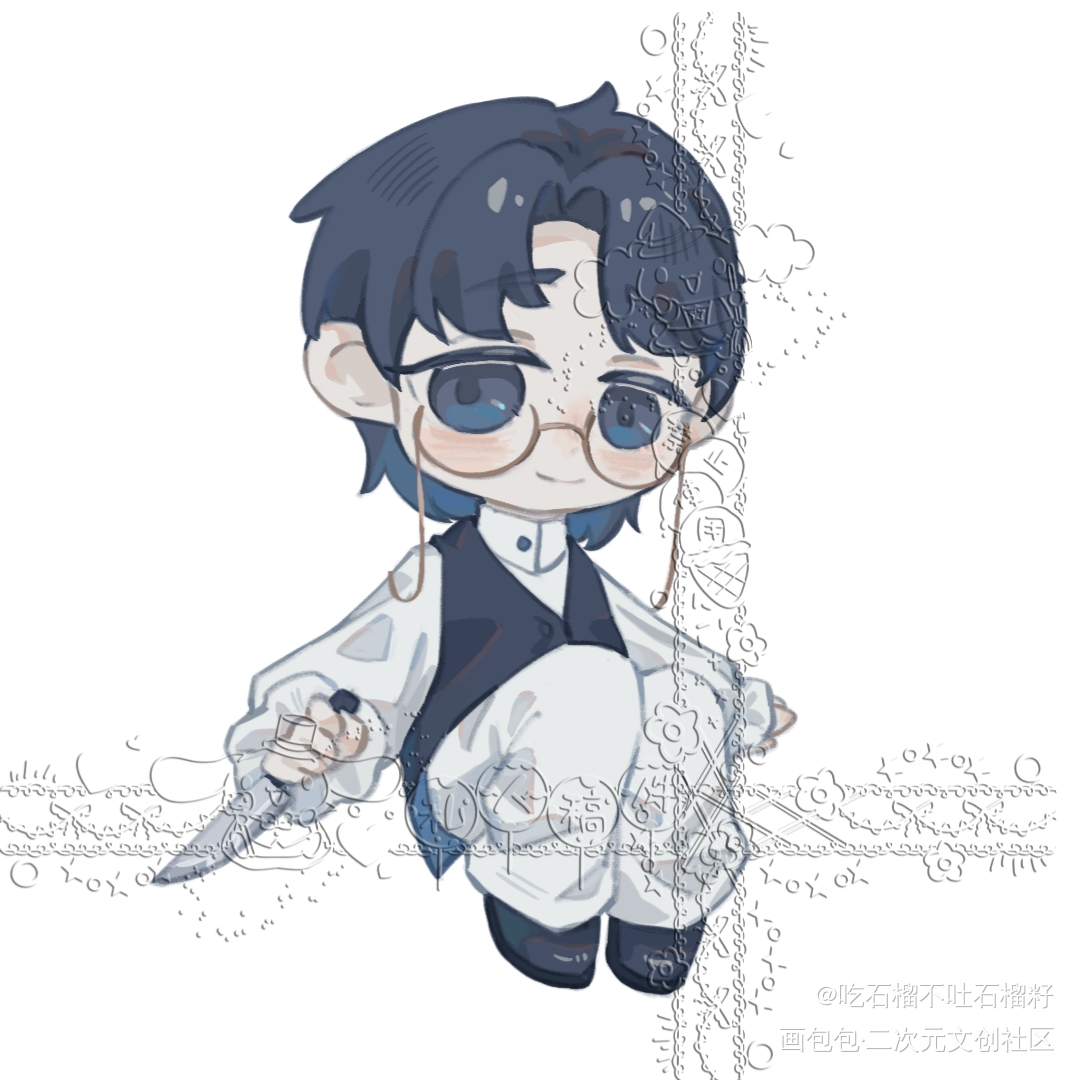 木柯_我在惊悚游戏里封神木柯绘画作品