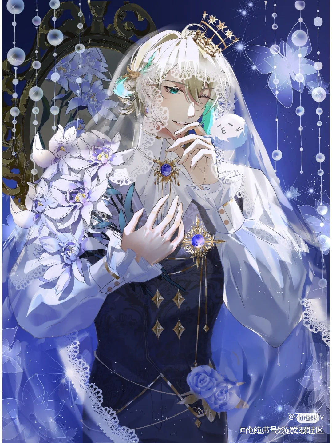 很久之前画的咋子哥生贺_阿萨aza绘画作品