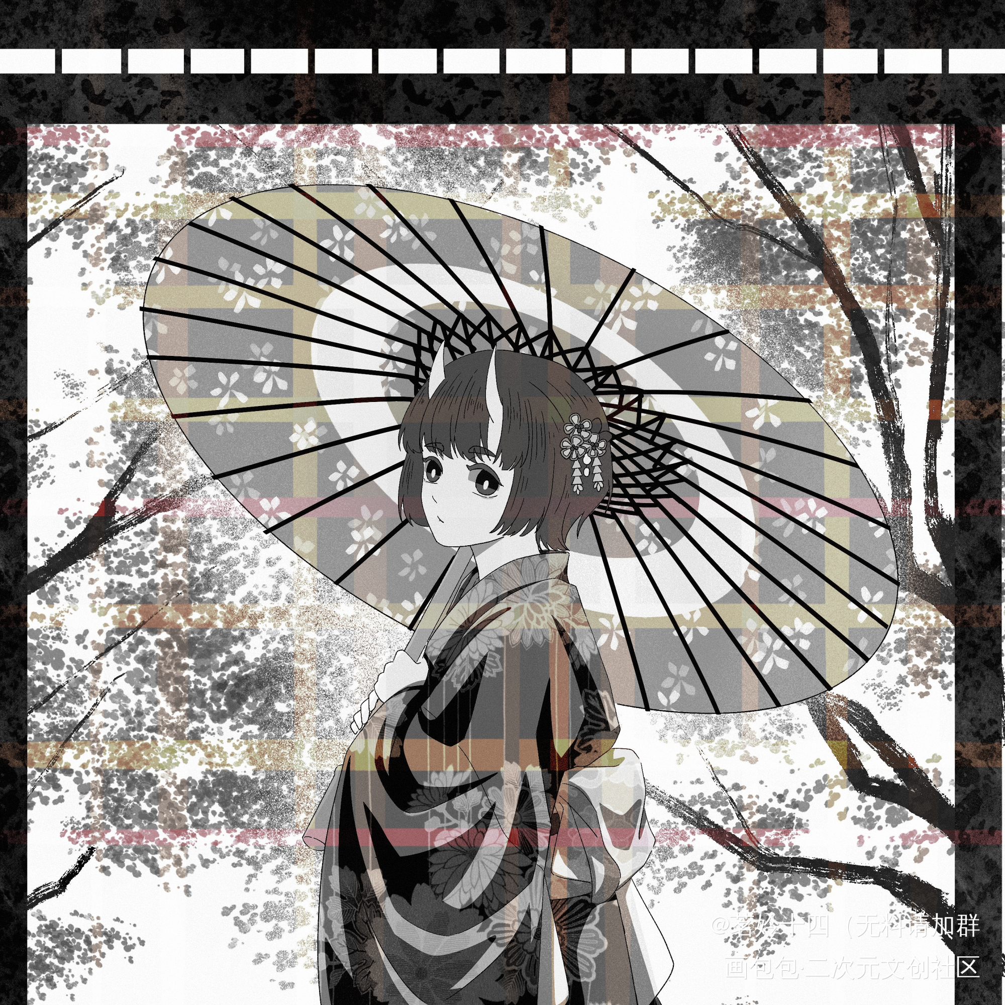 这两天的稿子_黑白简笔我要上首推绘画作品