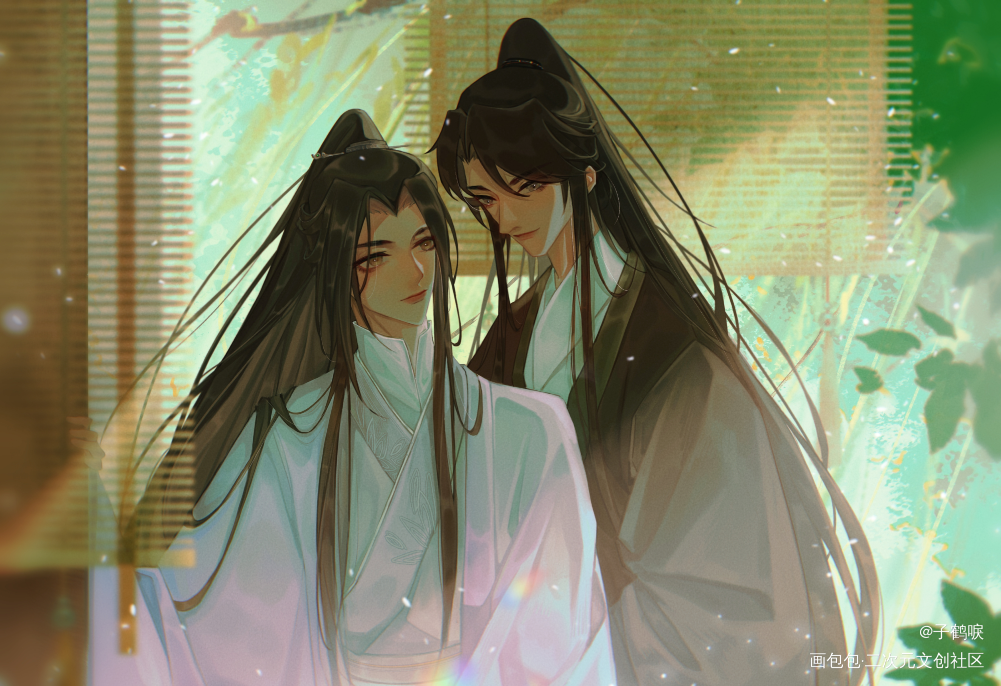 醉春烟_二哈和他的白猫师尊燃晚墨燃楚晚宁古风绘画绘画作品