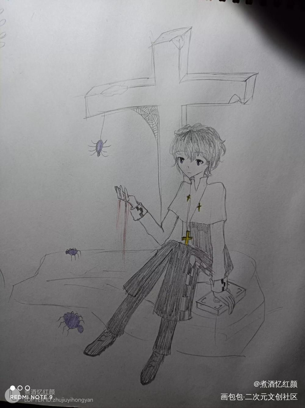 _卡森德拉的黑色嘉年华稻草人团绘画作品