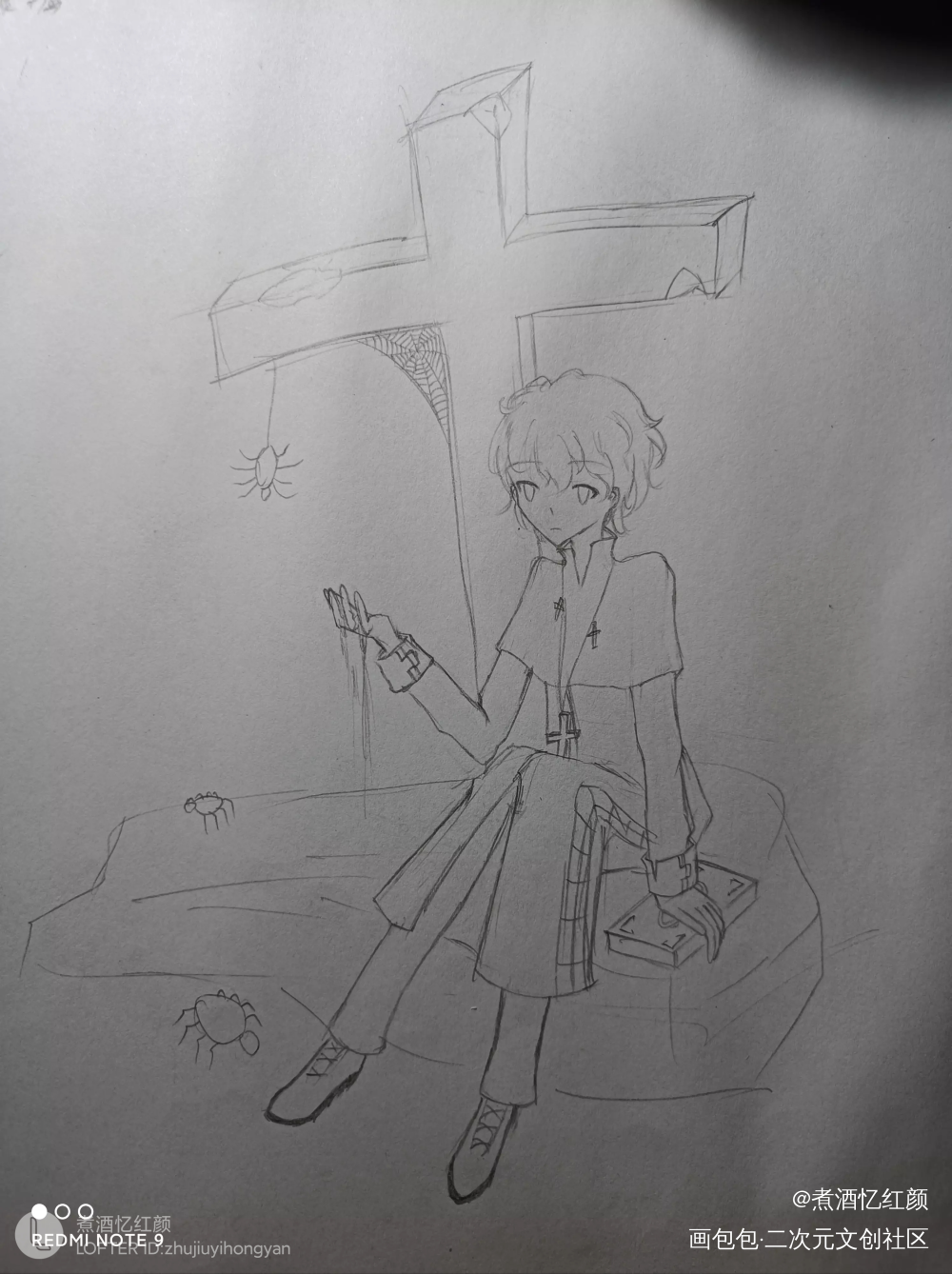 _卡森德拉的黑色嘉年华稻草人团绘画作品
