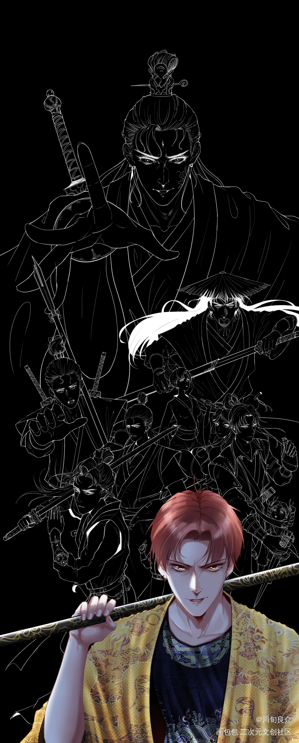 一些随手角色_摸鱼页求点评我要上首推插画原创人物原创绘画作品