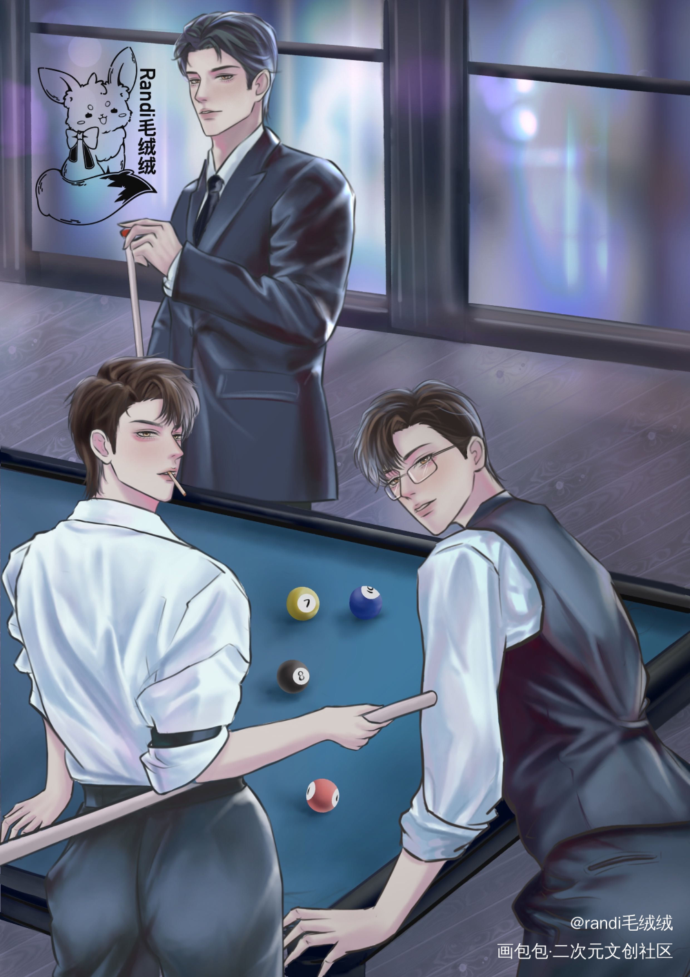 是贵妇团_188男团黎朔顾青裴简隋英板绘涂绘画作品