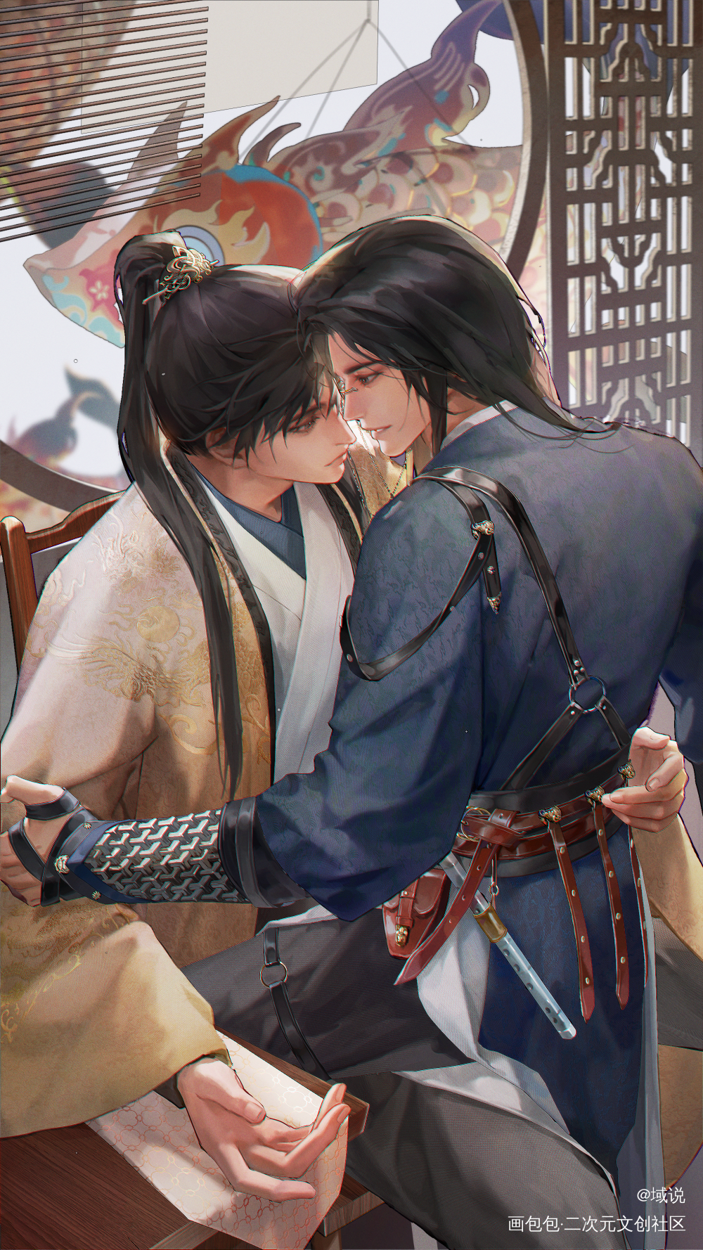 完了不会起标题_杀破狼长顾长庚顾昀priest绘画作品