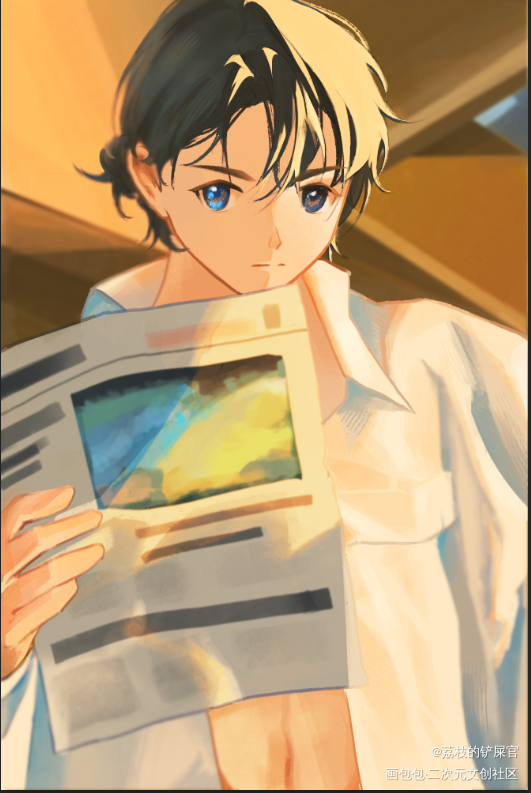 新坑_夏日重现绘画作品