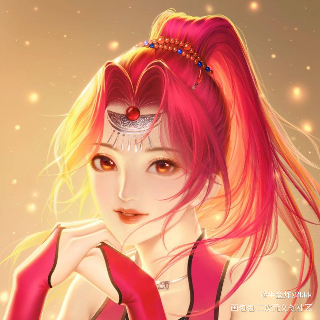 【上穷碧落 缱绻婷肩】_半厚涂头像画江湖之侠岚侠岚碧婷碧婷侠岚绘画作品