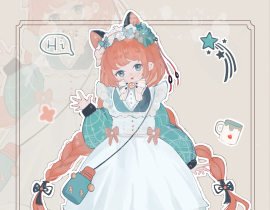 美少女say嗨_绘画作品