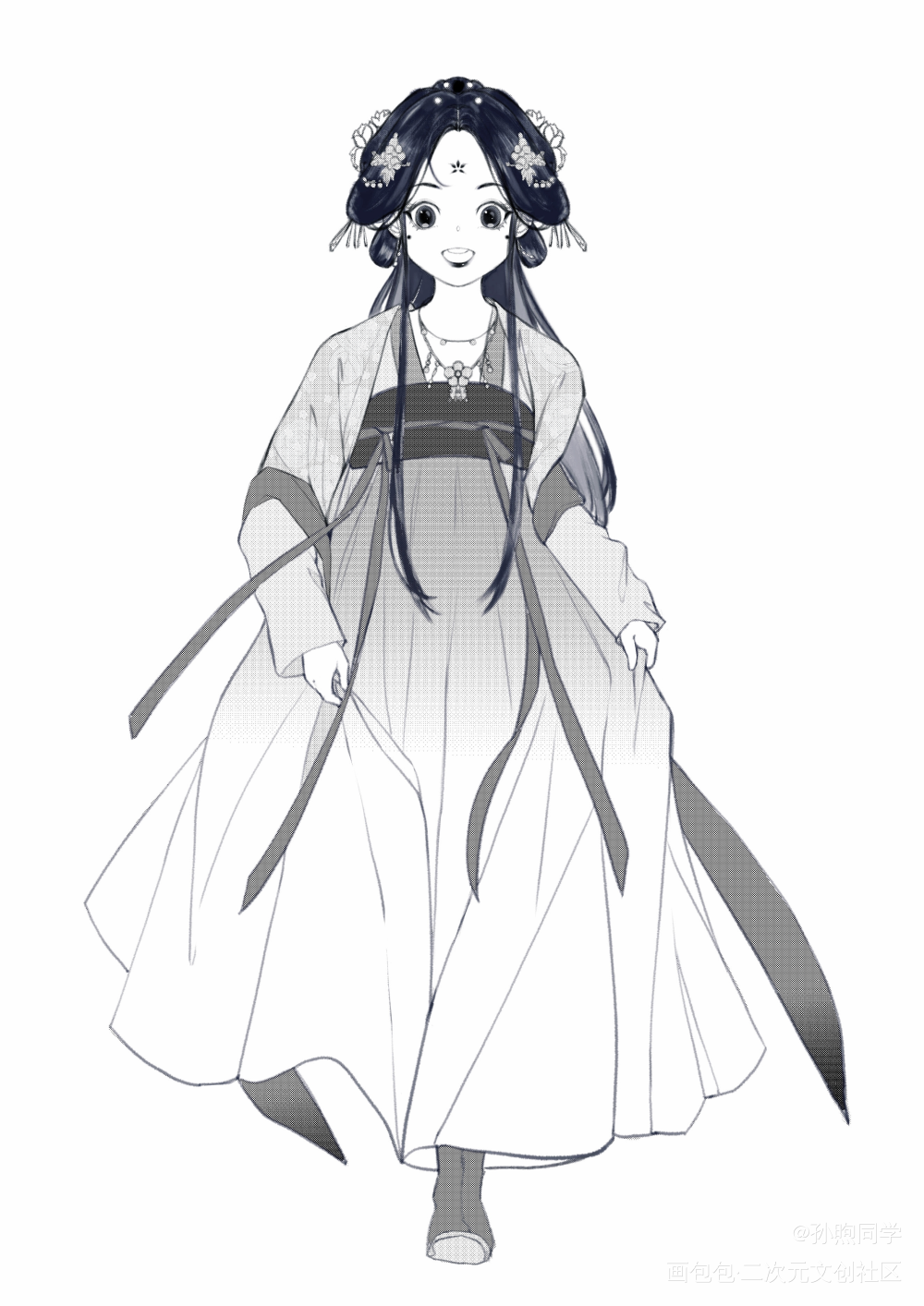 奔_板绘涂绘画绘画作品