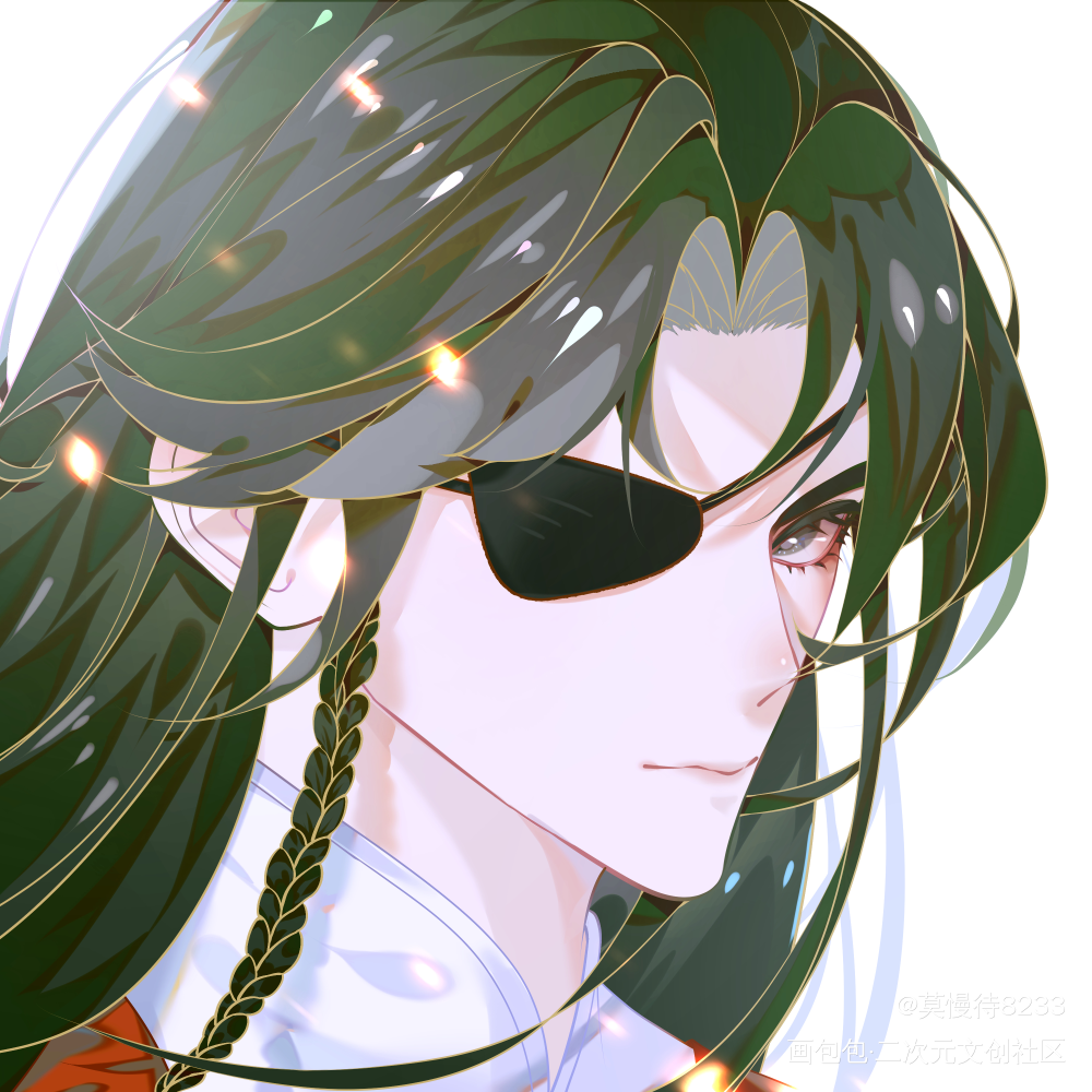 摸摸～_天官赐福花怜板绘涂绘画作品