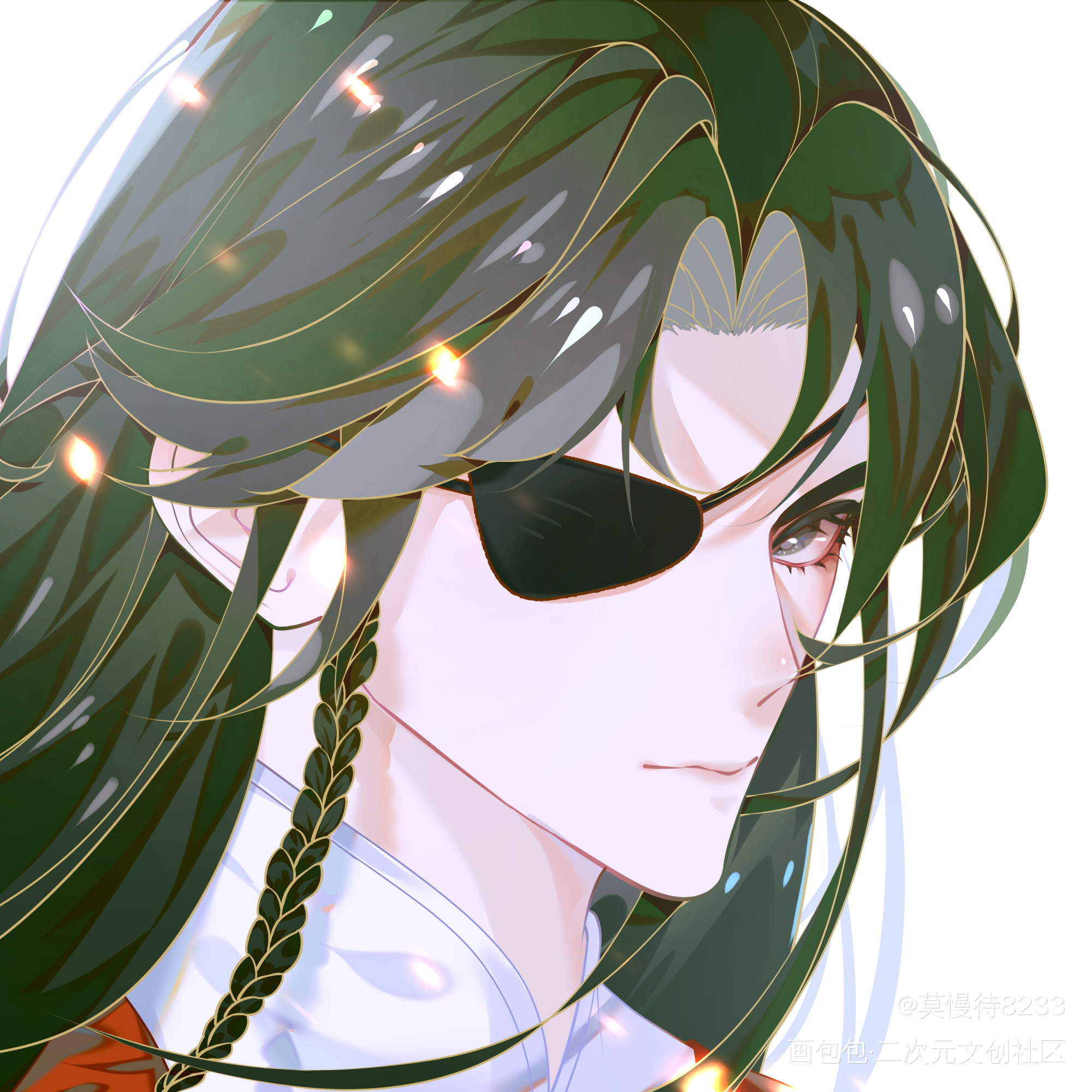 摸摸～_天官赐福花怜板绘涂绘画作品