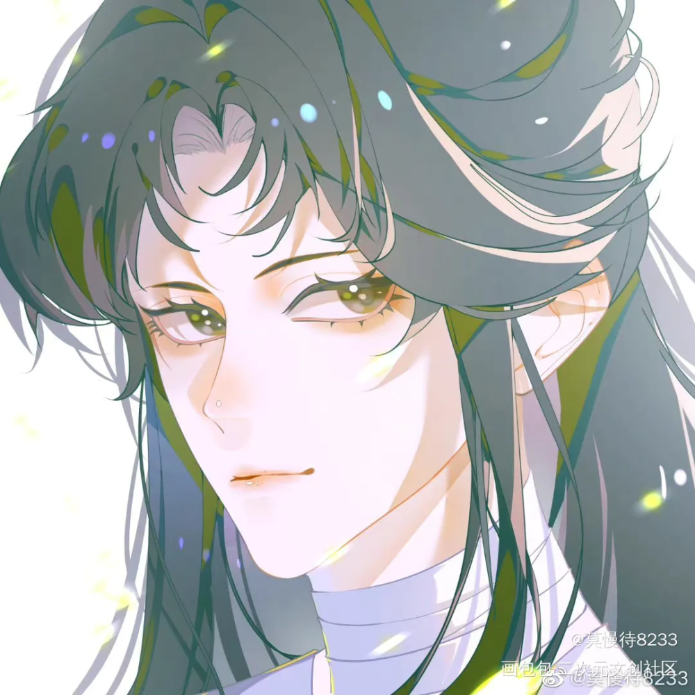 摸摸～_天官赐福花怜板绘涂绘画作品